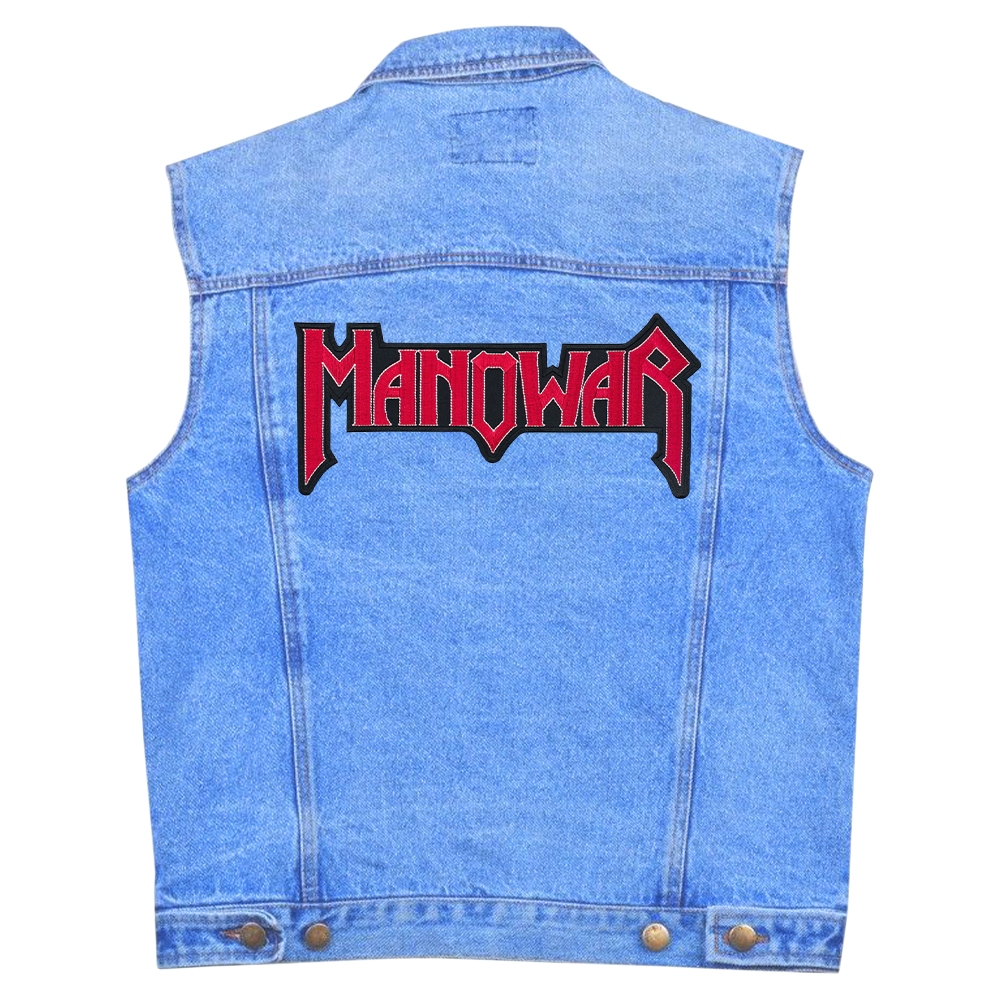 Нашивка термо Manowar (red logo) наспинна (thps-027) Нашивка термо Manowar (red logo) наспинна (thps-027)