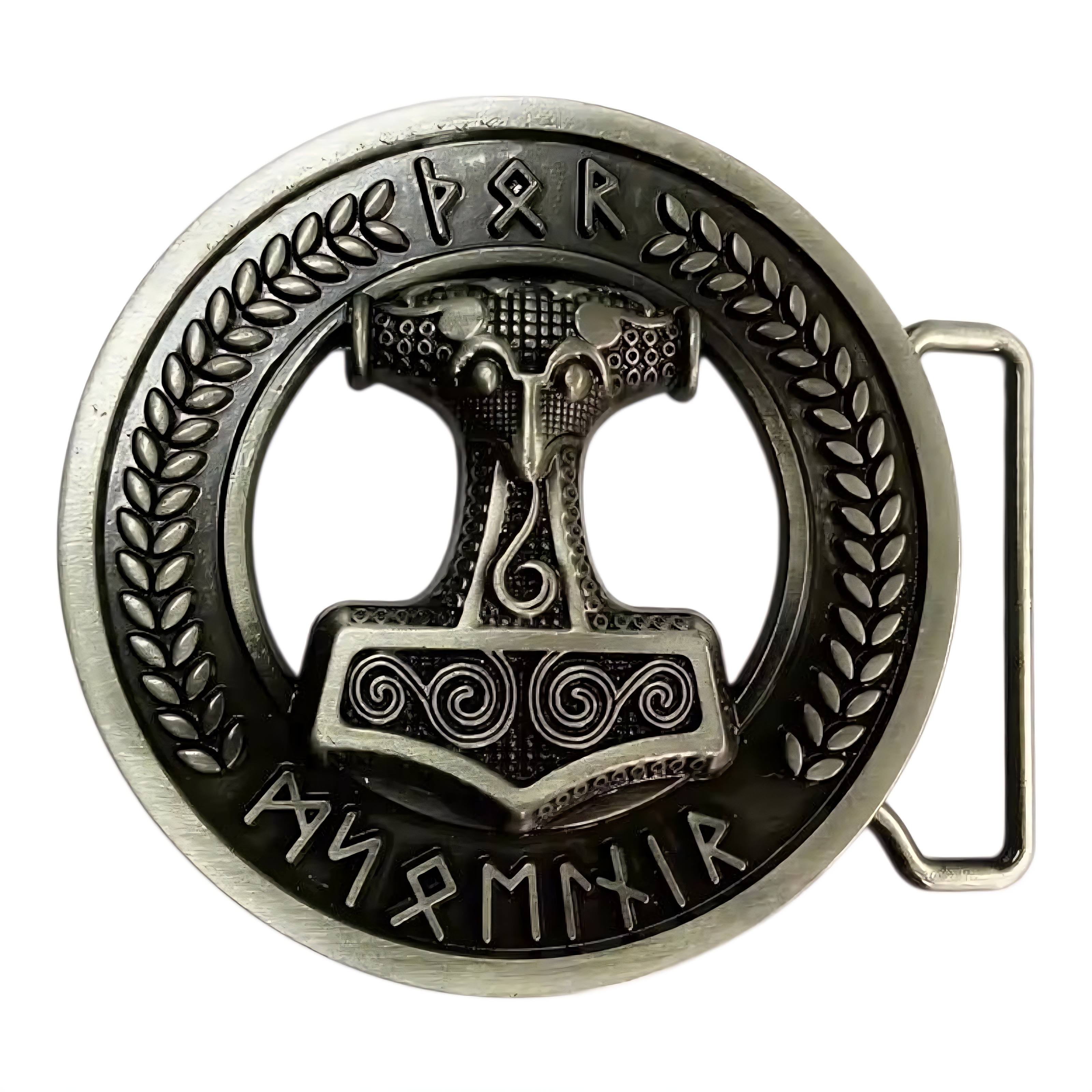 Пряжка Mjollnir (Tor), Комплект поставки товара Пряжка + ремень (натуральная кожа)