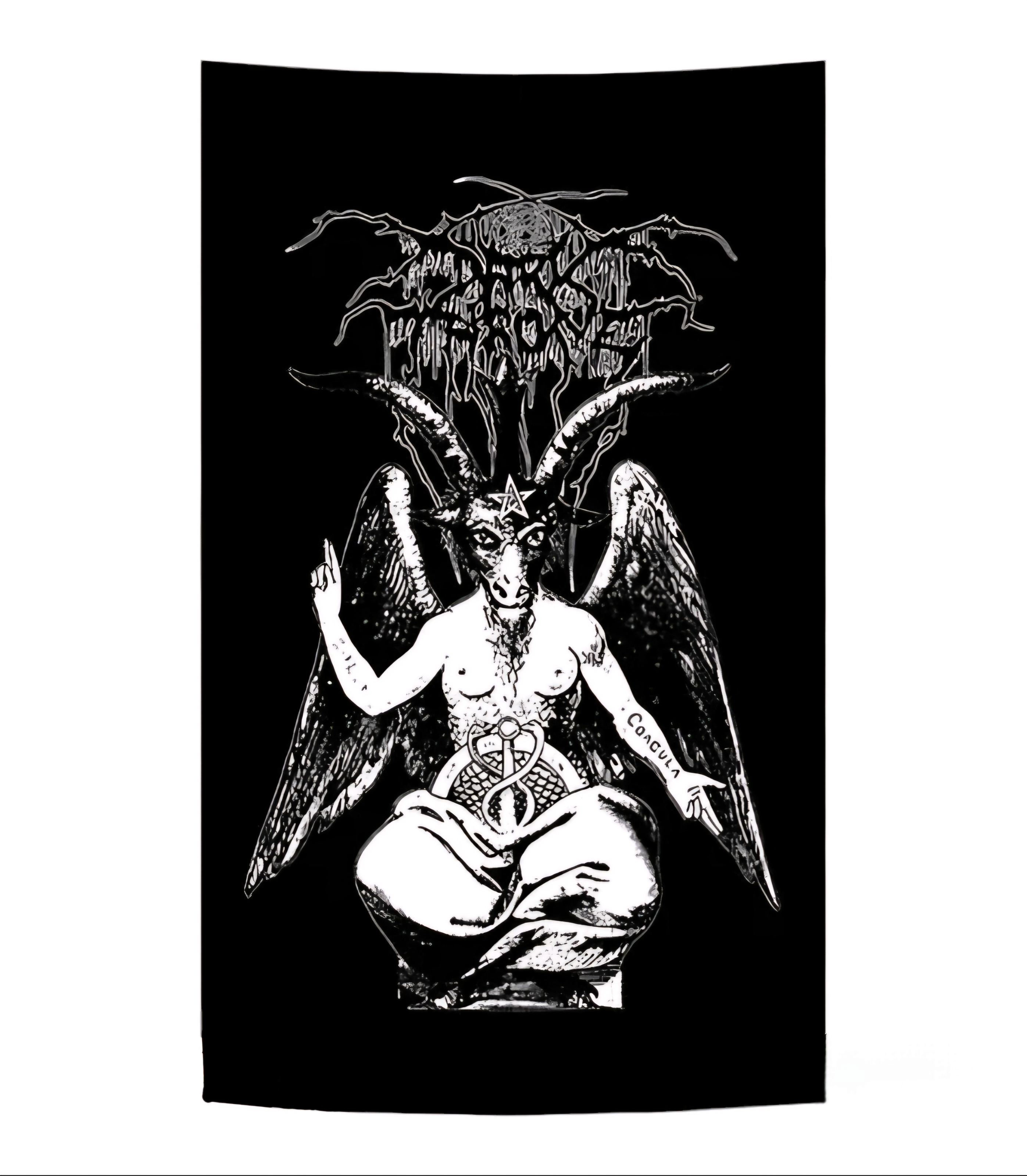 Прапор Darkthrone "Black Death & Beyond Baphomet" sfc-043