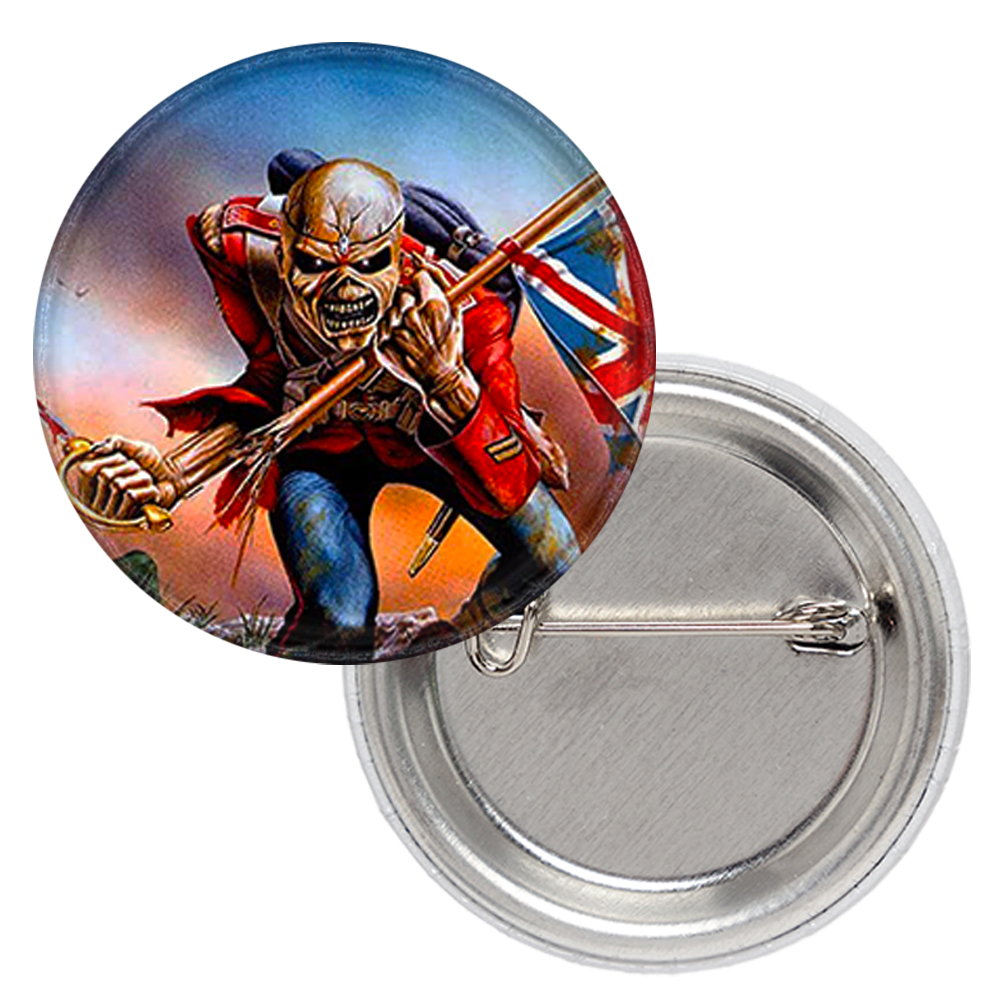Значок Iron Maiden "The Trooper"