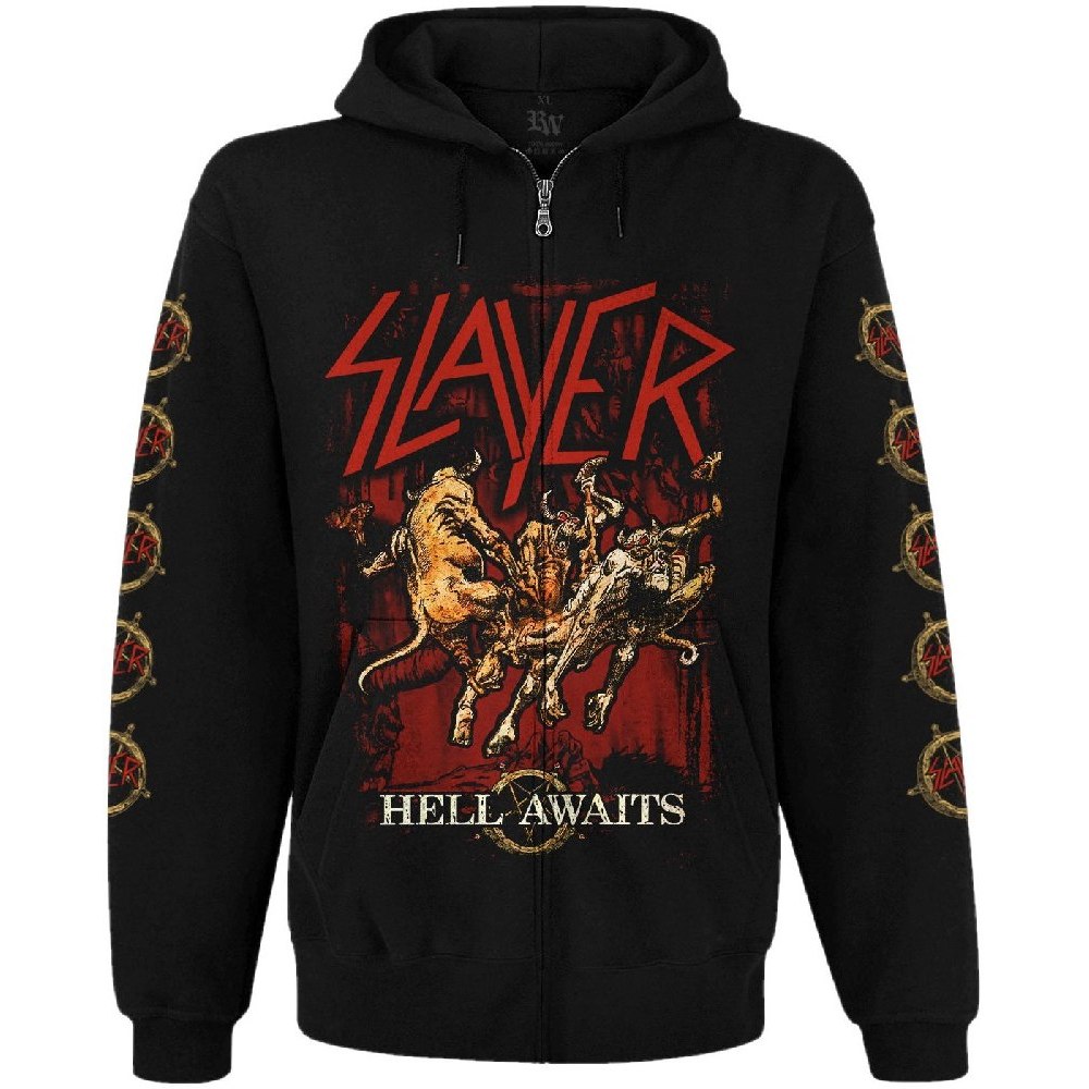 Худі Slayer "Hell Awaits" на блискавці