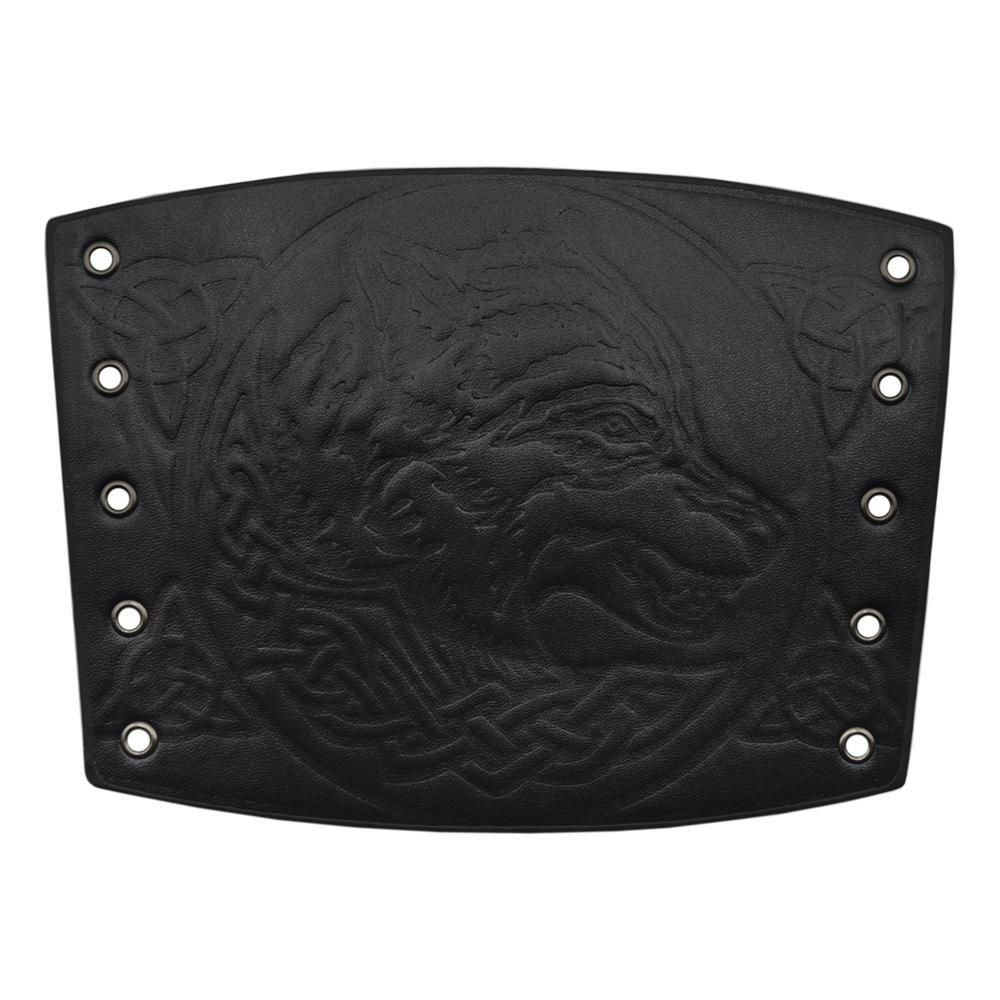 Наруч Голова вовка у колі (трикветр) чорний чорний