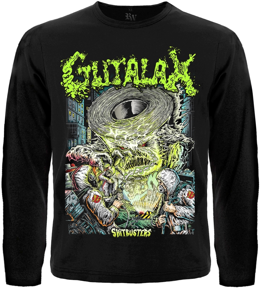 Футболка з довгим рукавом Gutalax "Shitbusters" Футболка з довгим рукавом Gutalax "Shitbusters"