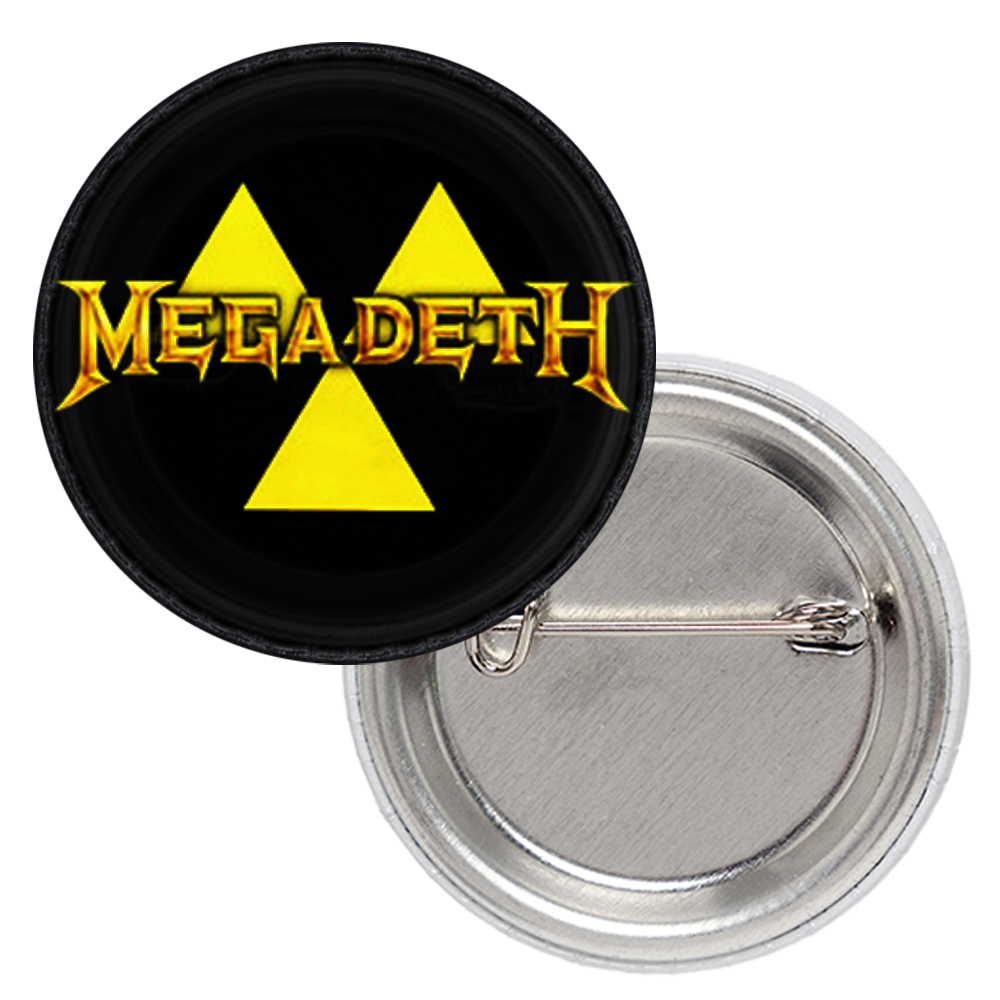 Значок Megadeth (Radioactive logo) Значок Megadeth (Radioactive logo)