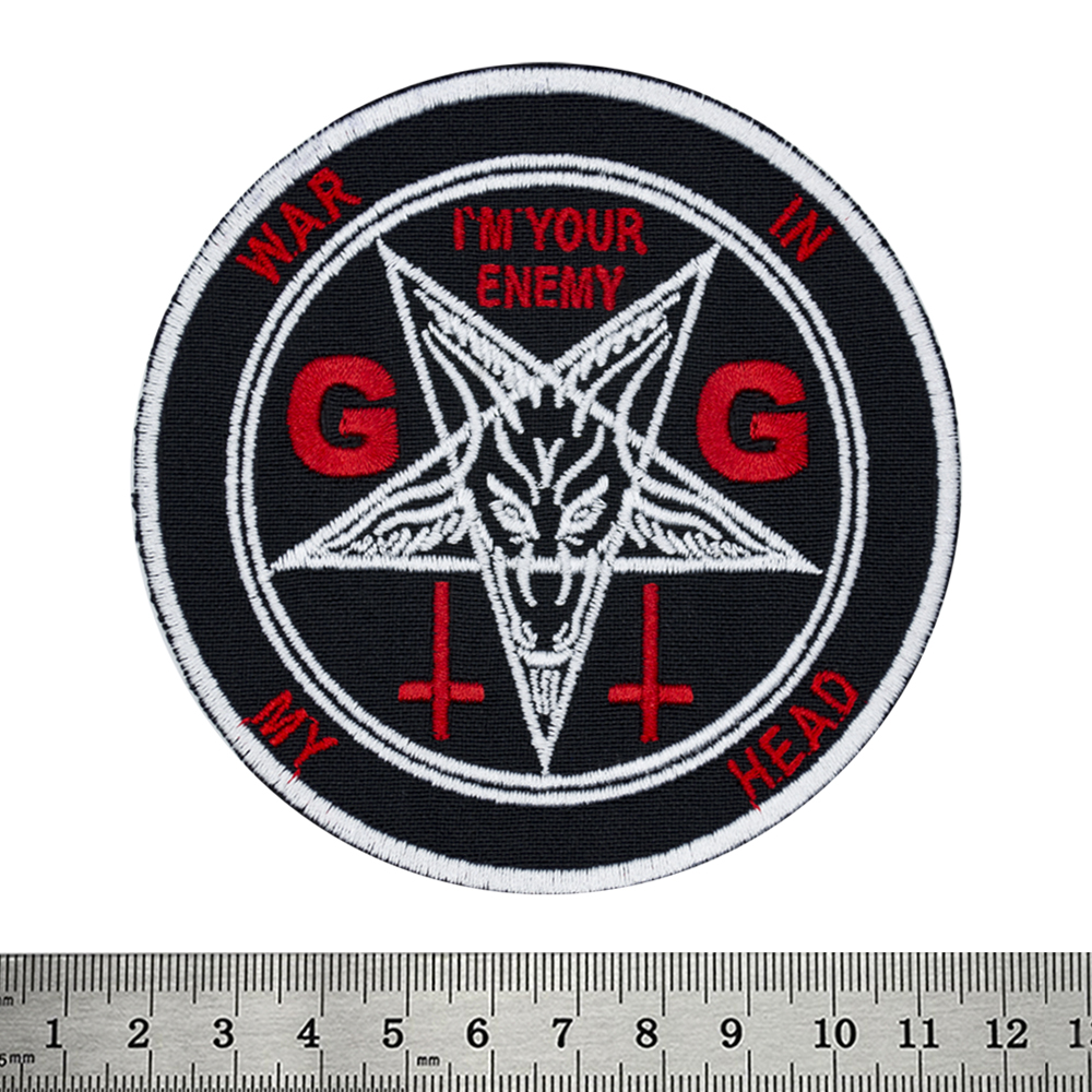 Нашивка GG Allin "War In My Head" Нашивка GG Allin "War In My Head"