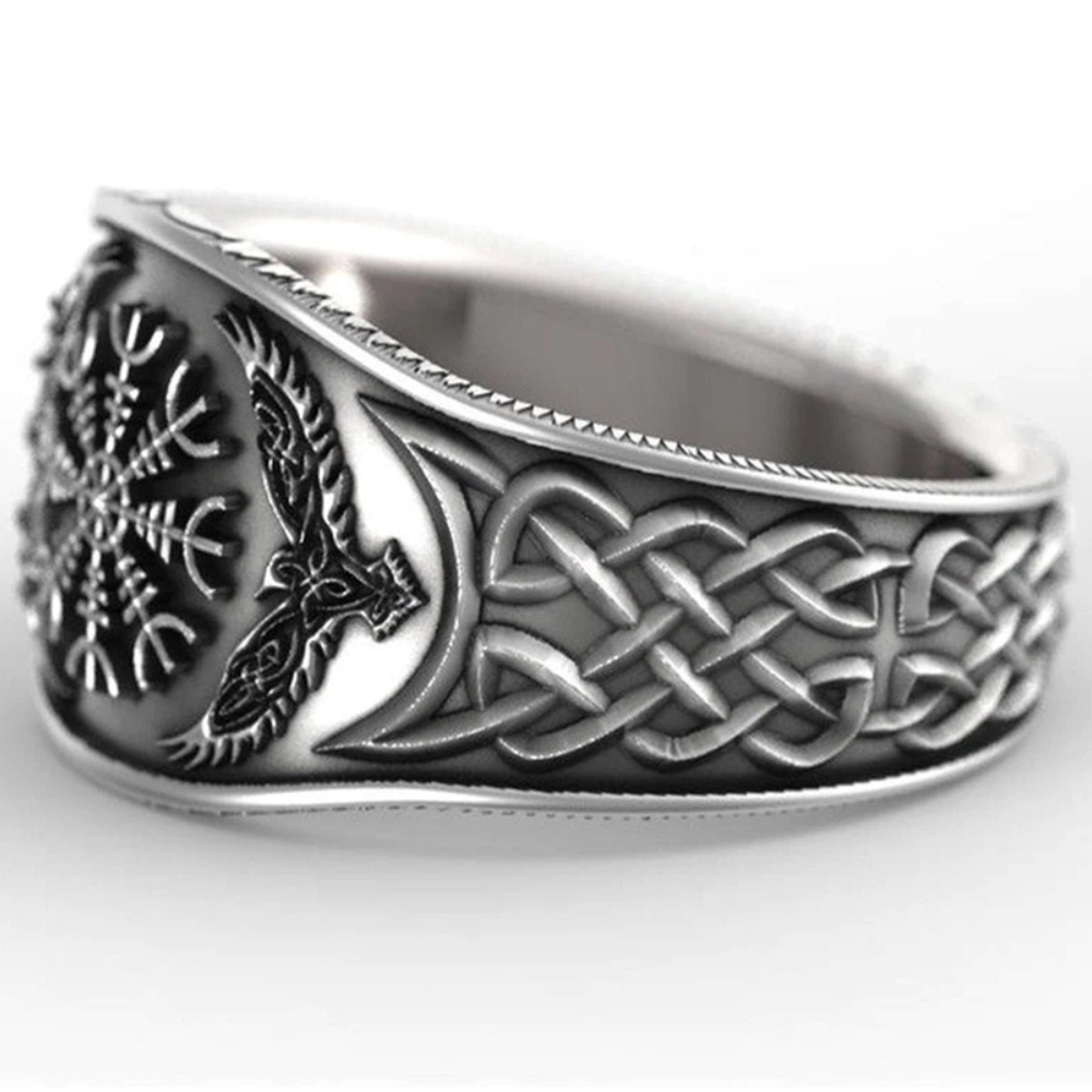 Перстень (aer-005) Aegishjalmur (шолом жаху)