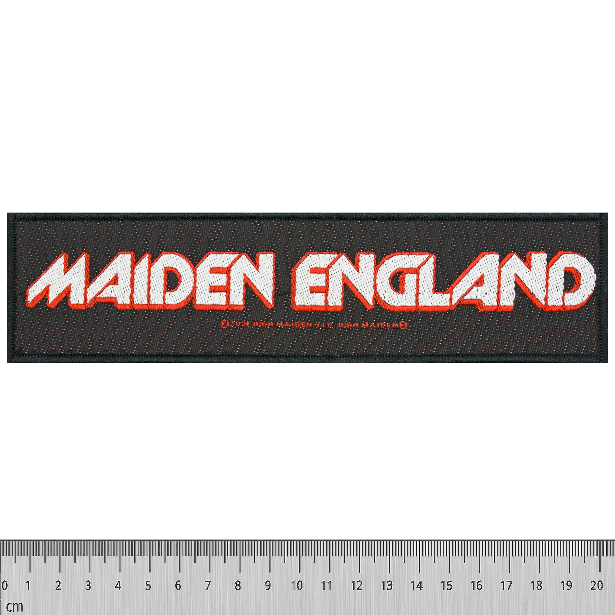 Нашивка ткана IRON MAIDEN - MAIDEN ENGLAND (ofp-393)
