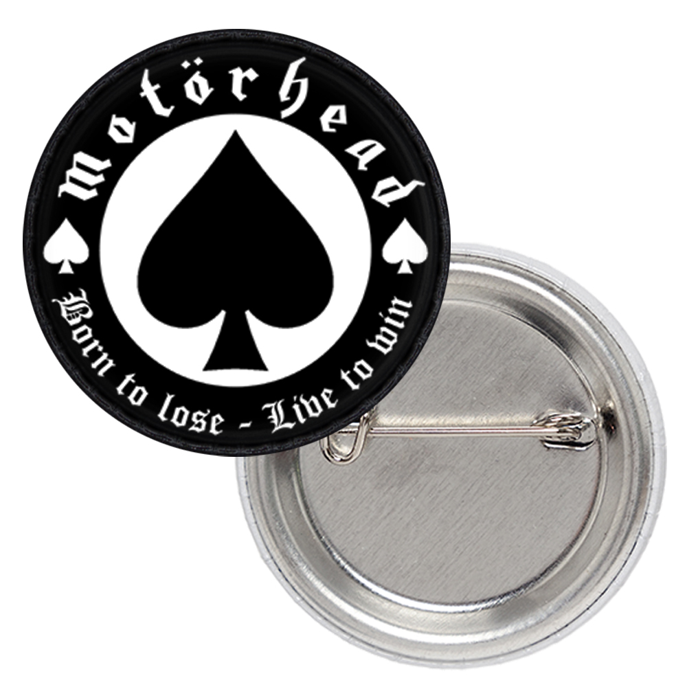 Значок Motorhead "Born to lose, Live to win"