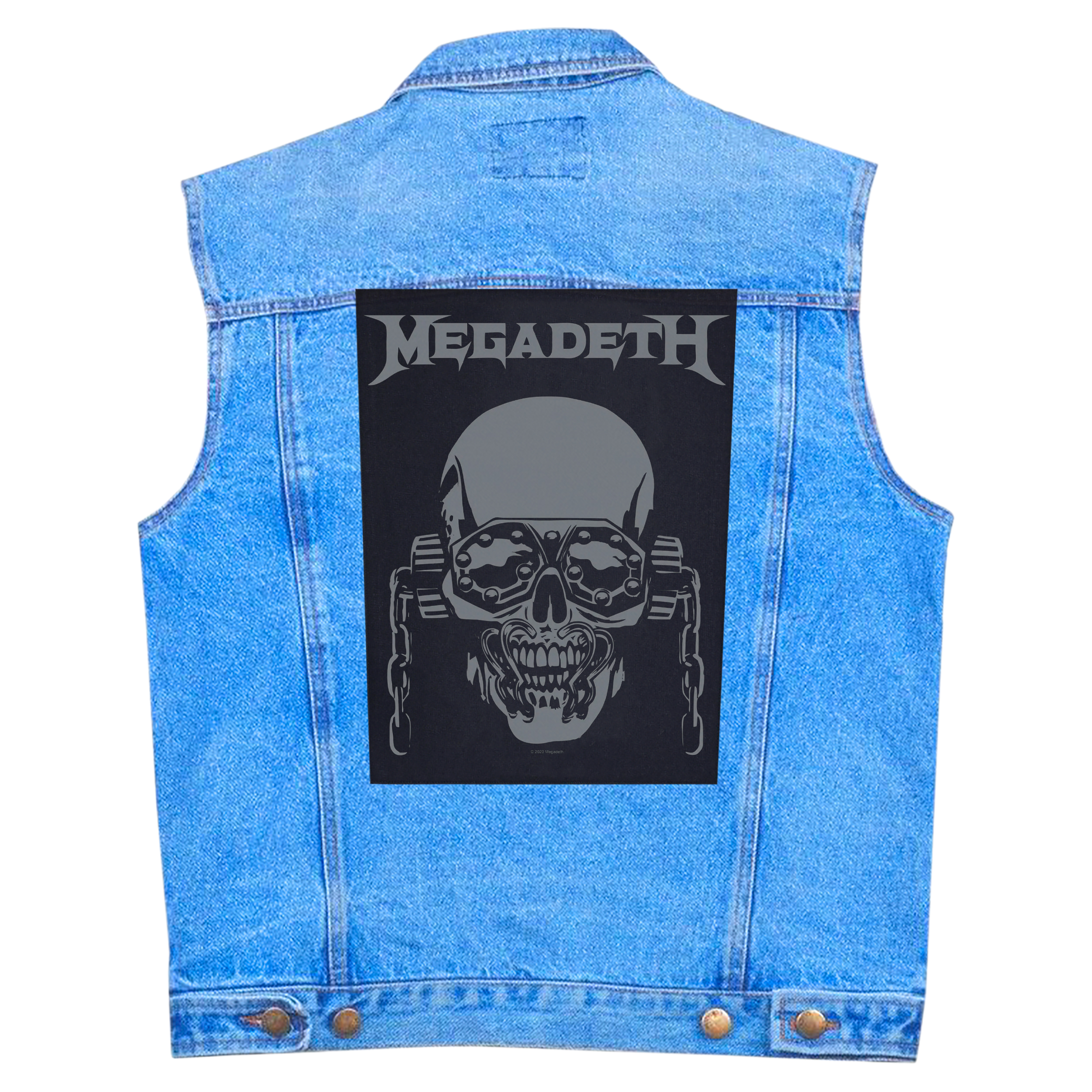 Нашивка наспинна катана MEGADETH - VIC RATTLEHEAD (olbp-182)