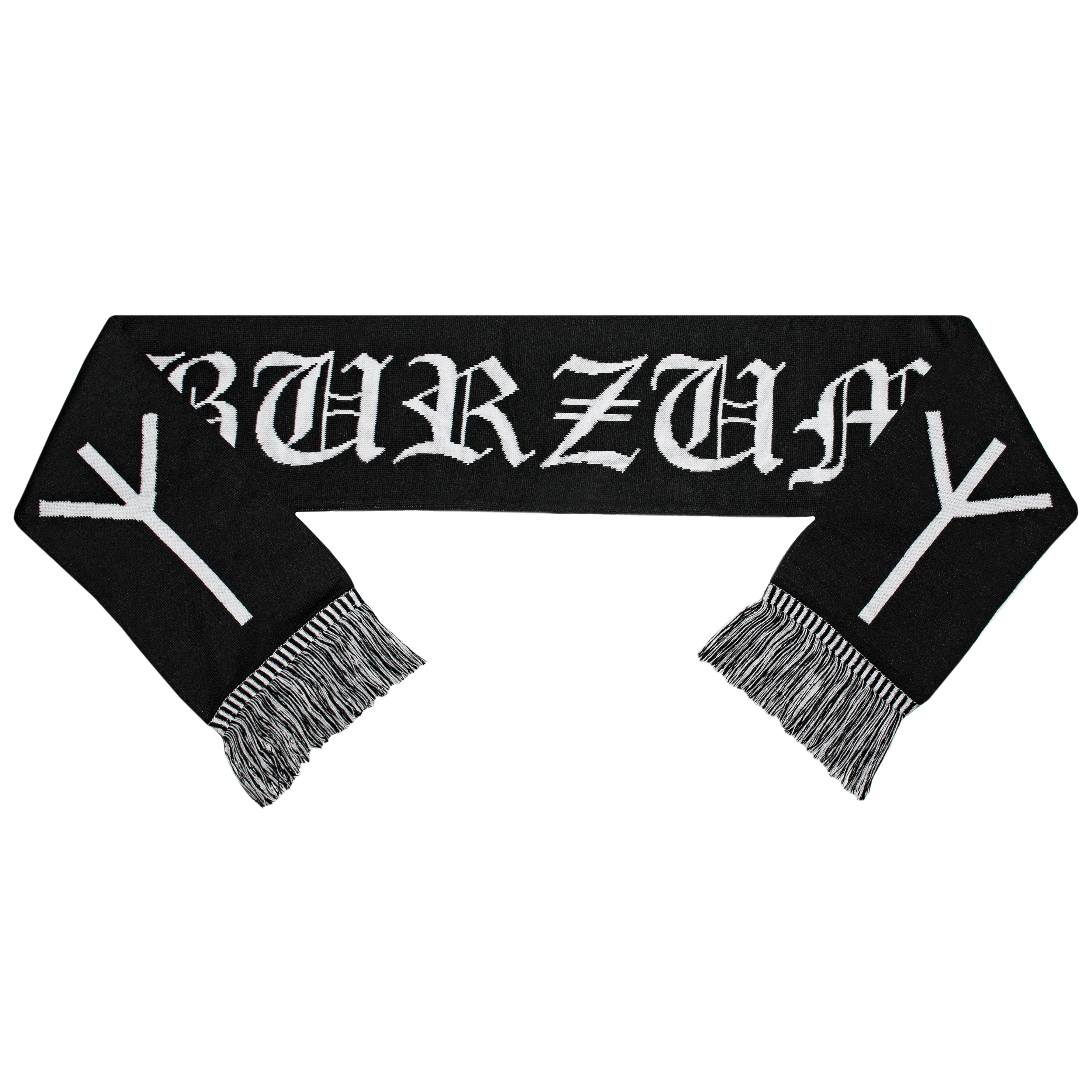 Шарф Burzum (logo with rune Algiz)
