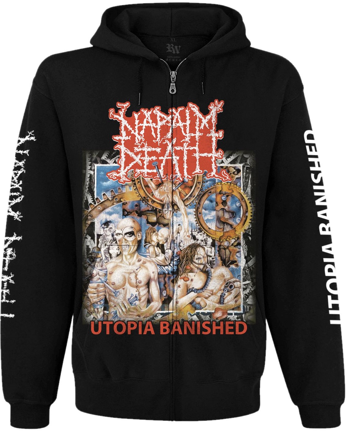 Худі Napalm Death "Utopia Banished" на блискавці Худі Napalm Death "Utopia Banished" на блискавці