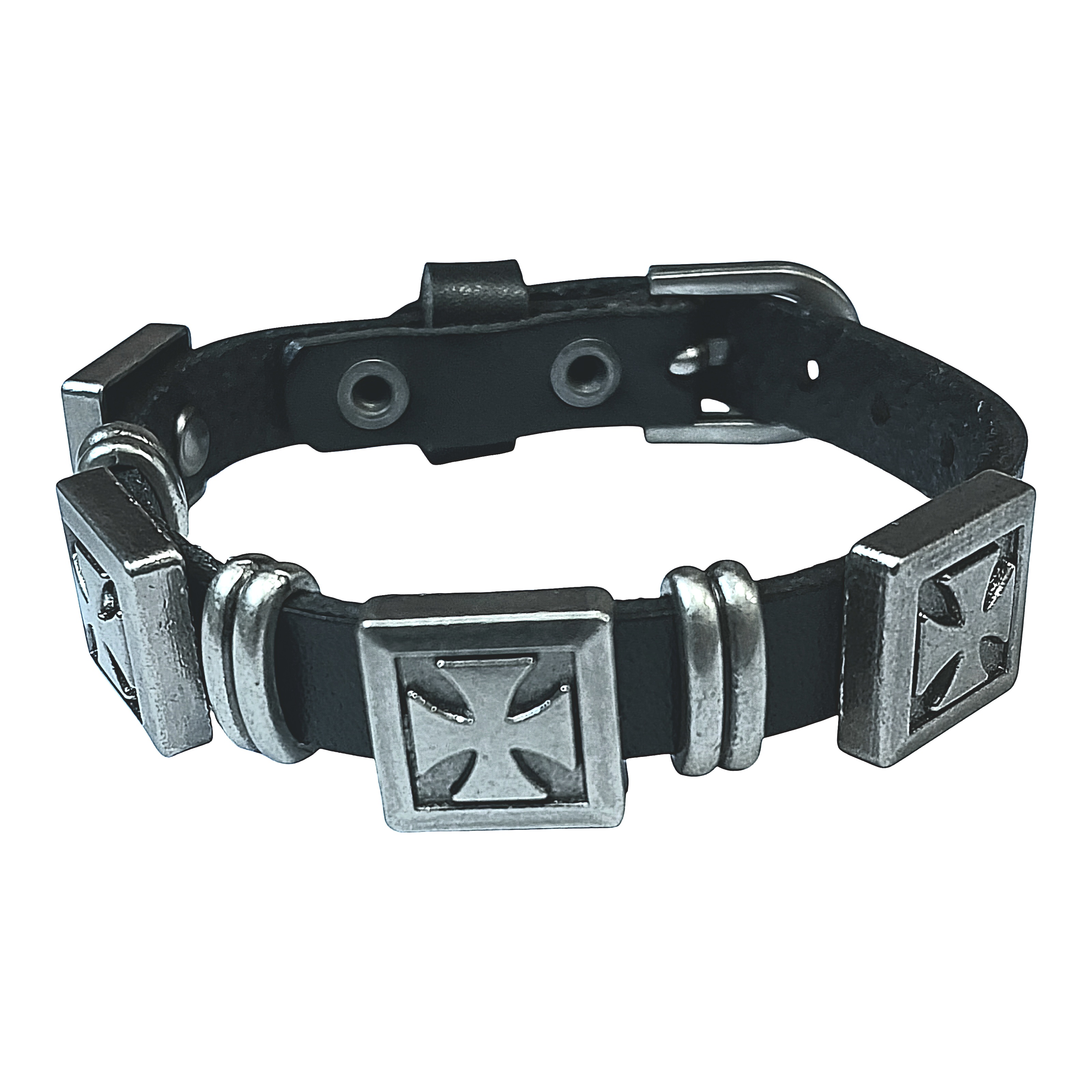 Браслет BL-177 із залізними хрестами Браслет BL-177 із залізними хрестами