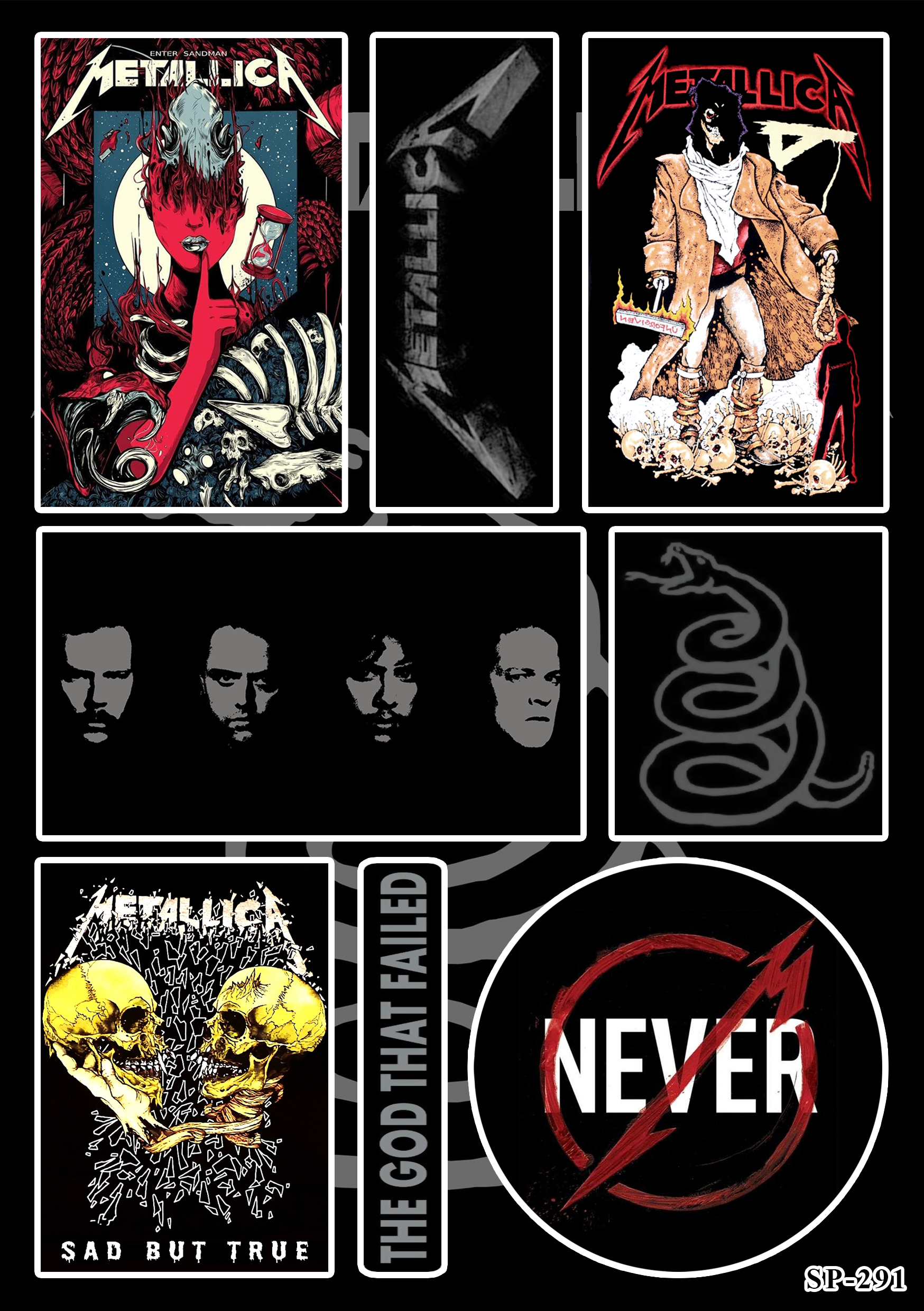 Стікерпак Metallica (The Black Album) - SP-291