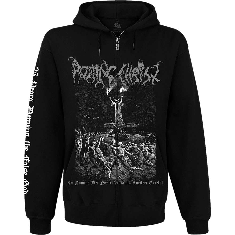 Худі Rotting Christ "In Nomine Dei Nostri Satanas Luciferi Excelsi" на блискавці