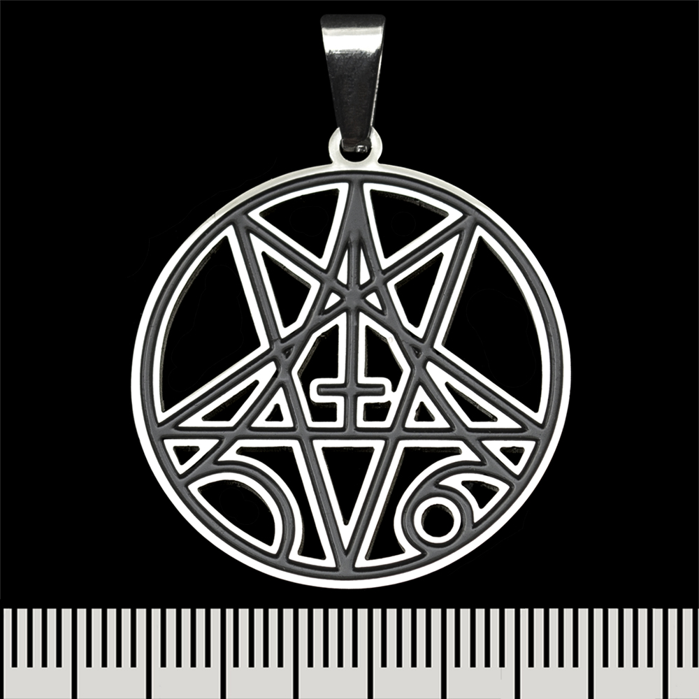 Кулон Morbid Angel (pentagram), круглий (ptsb-237)