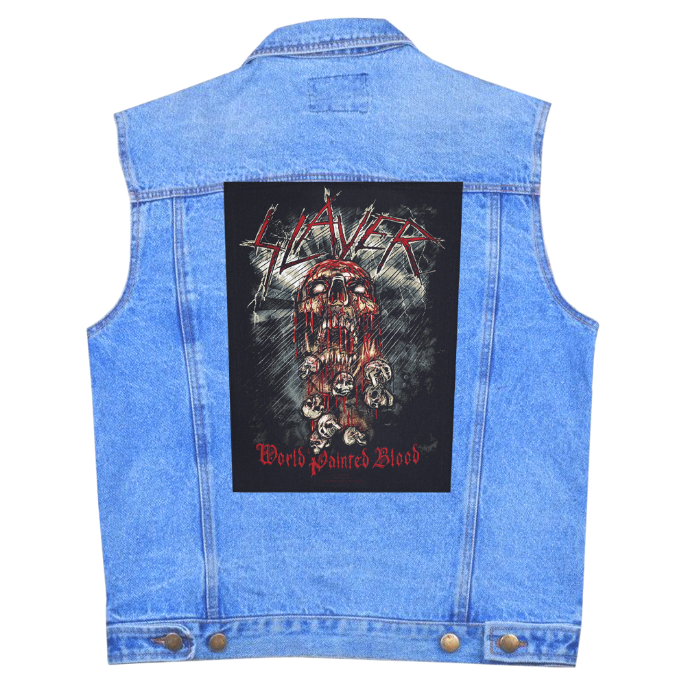 Нашивка наспинна катана SLAYER - WORLD PAINTED BLOOD (olbp-081)