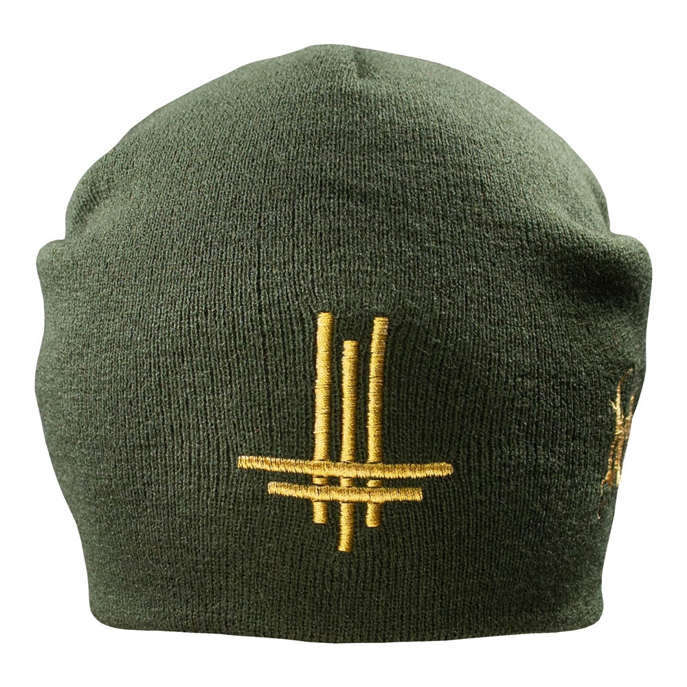 Шапка с вышивкой Behemoth "Inverted Cross" олива Шапка с вышивкой Behemoth "Inverted Cross" олива