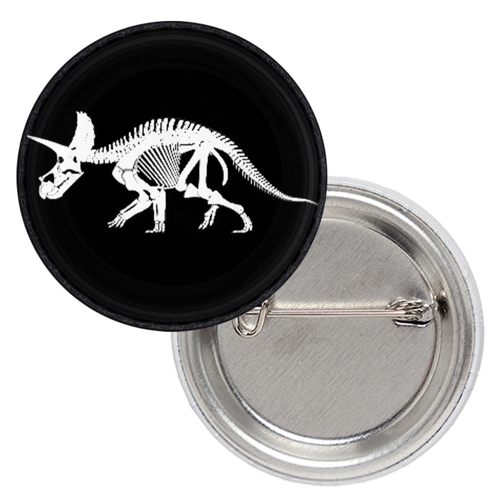 Значок Трицератопс (Triceratops white skeleton) Значок Трицератопс (Triceratops white skeleton)