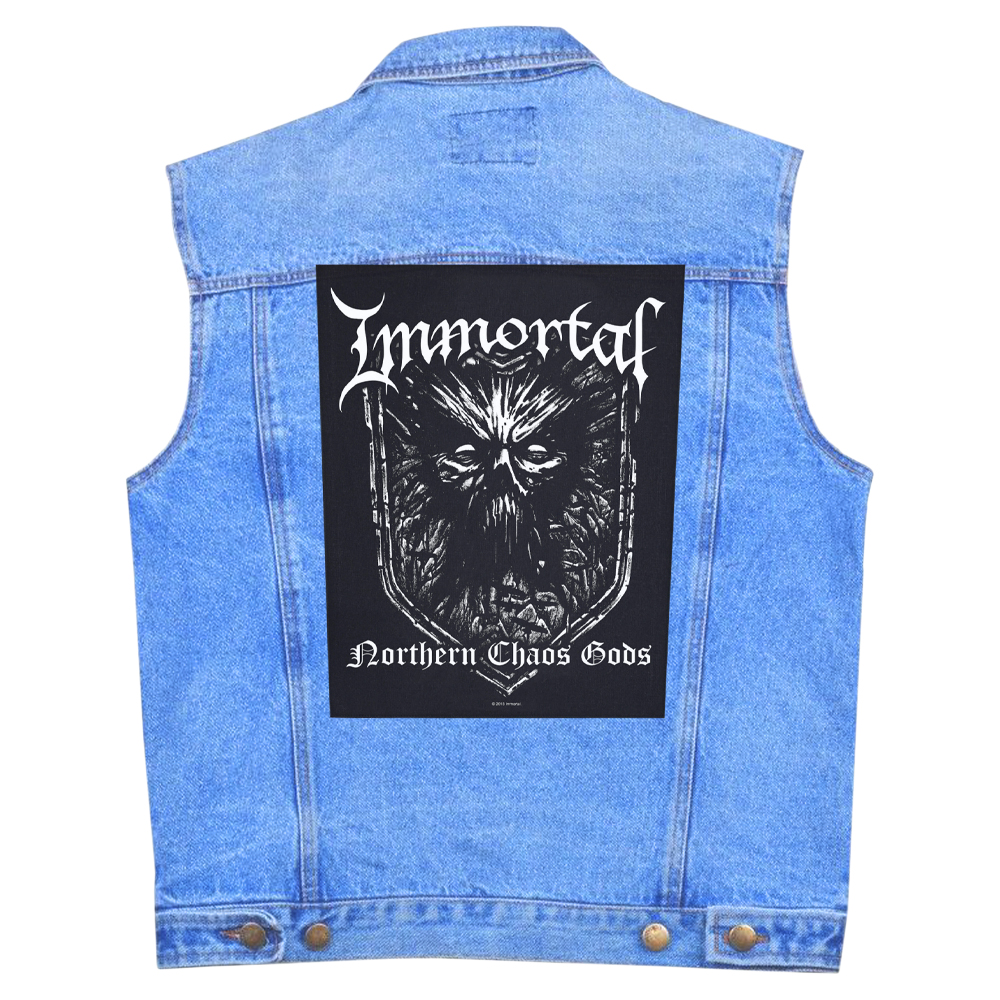 Нашивка наспинна катана IMMORTAL - NORTHERN CHAOS GODS (olbp-071)