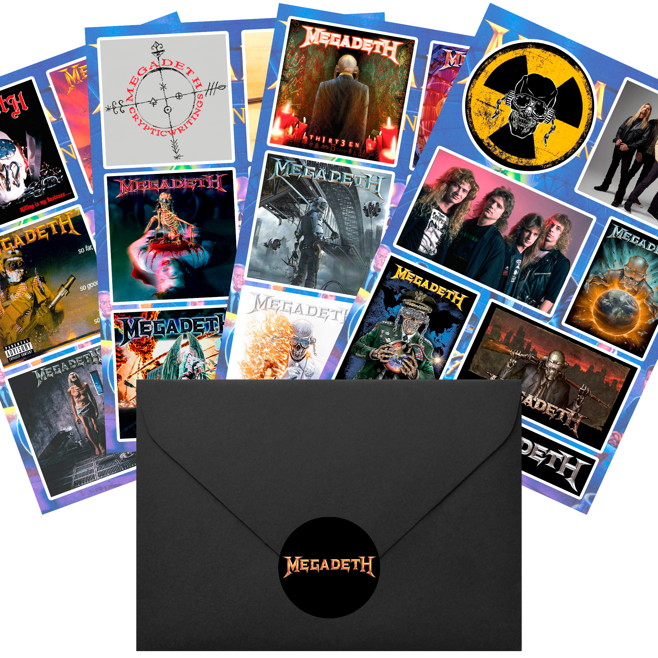 Подарунковий набір стікерпаків Megadeth gsp-032