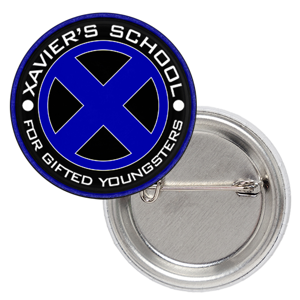 Значок Xavier's School for Gifted Youngsters (X-Men, Marvel), blue