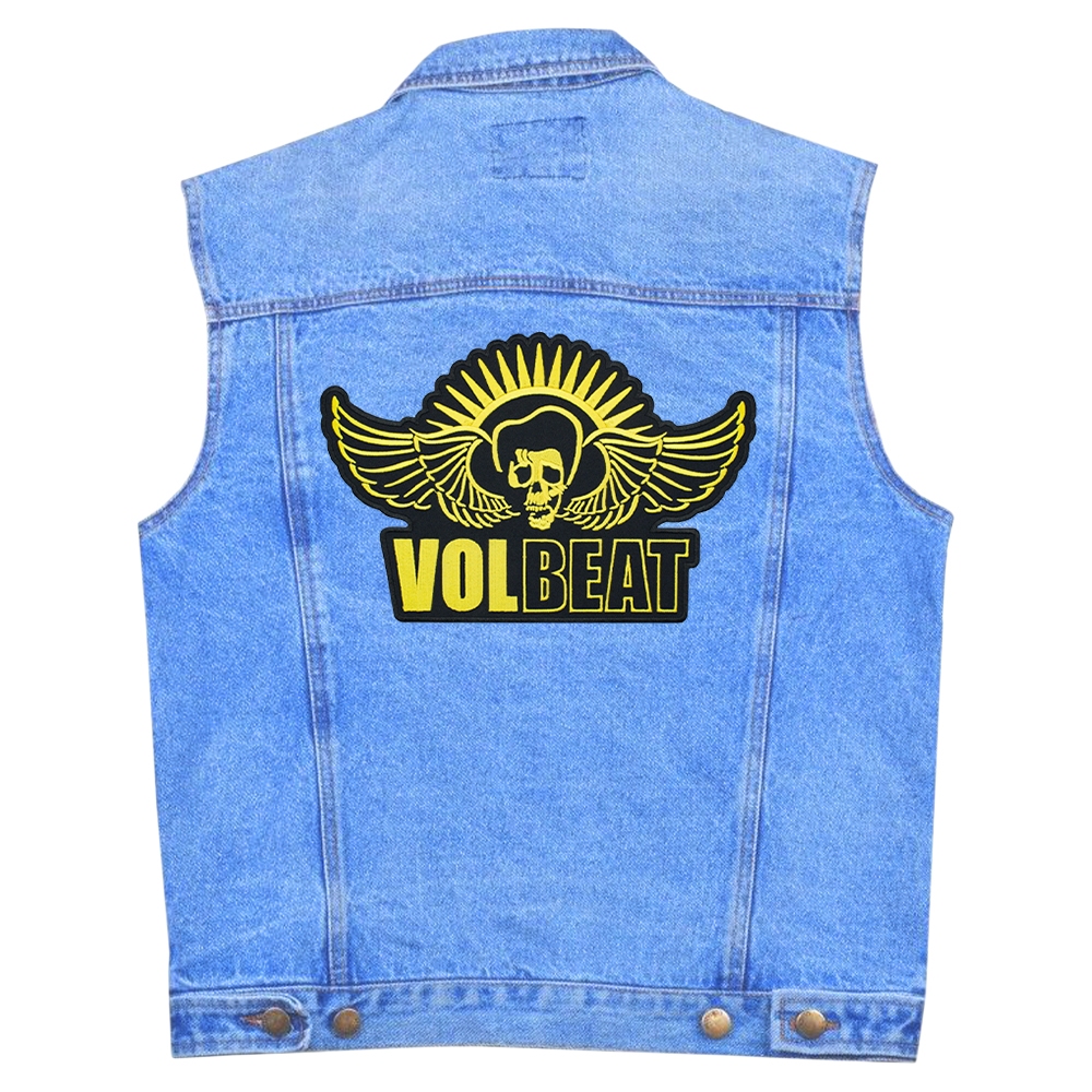 Нашивка термо Volbeat (yellow logo) наспинна (thps-057) Нашивка термо Volbeat (yellow logo) наспинна (thps-057)