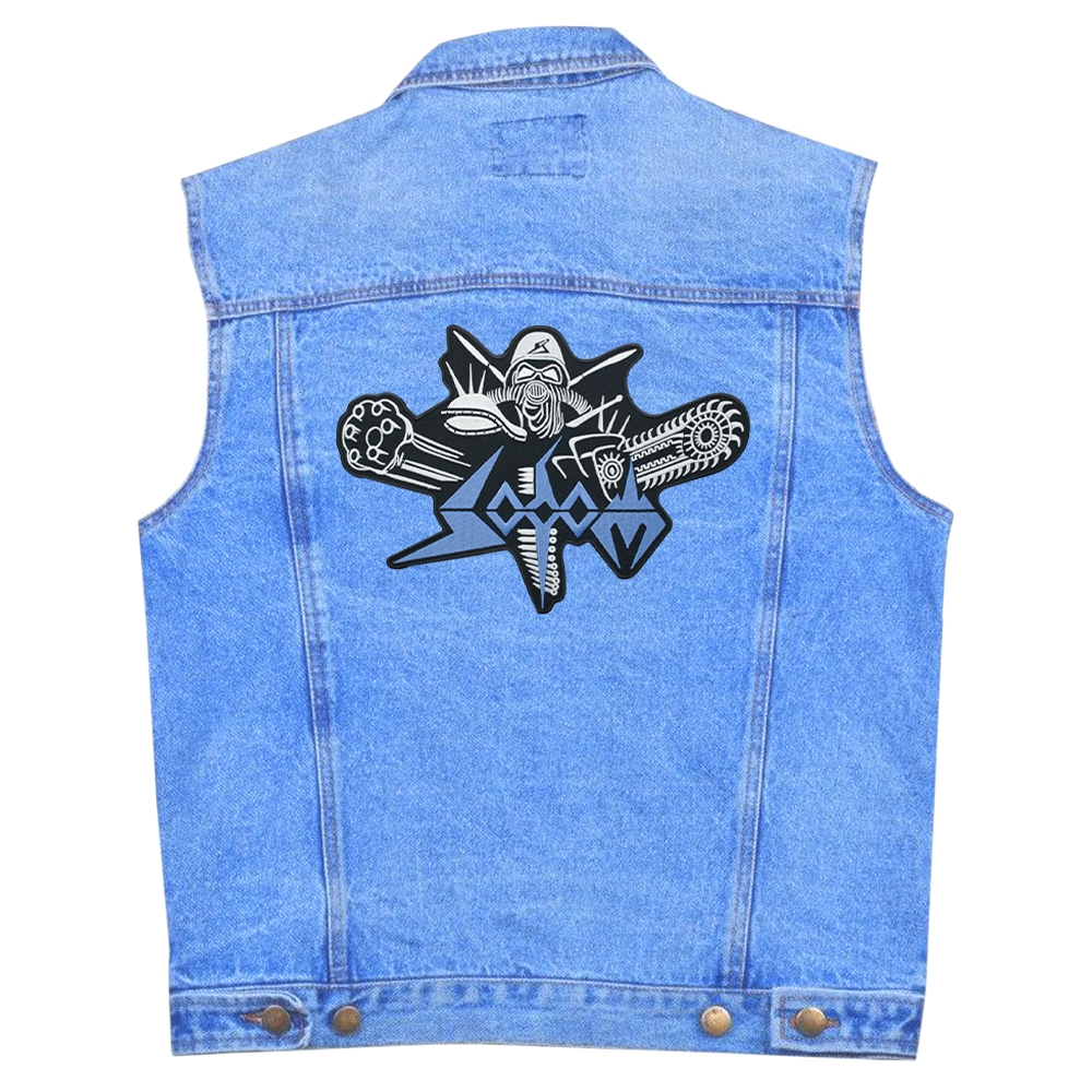 Нашивка термо Sodom (Knarrenheinz and logo) наспинна (thps-002)