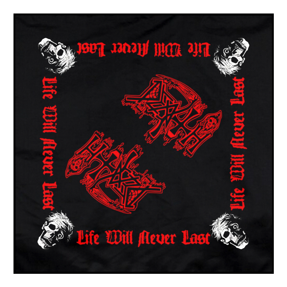 Бандана DEATH - LIFE WILL NEVER LAST (olb-005)