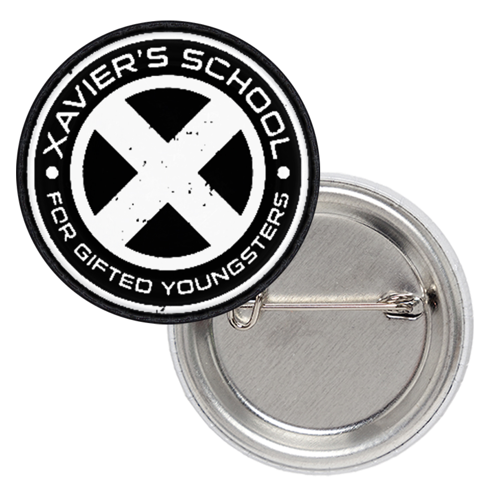 Значок Xavier's School for Gifted Youngsters (X-Men, Marvel), white Значок Xavier's School for Gifted Youngsters (X-Men, Marvel), white