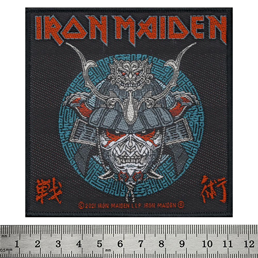 Нашивка ткана IRON MAIDEN - SENJUTSU (SAMURAI EDDIE) в блістері (ofpb-089)