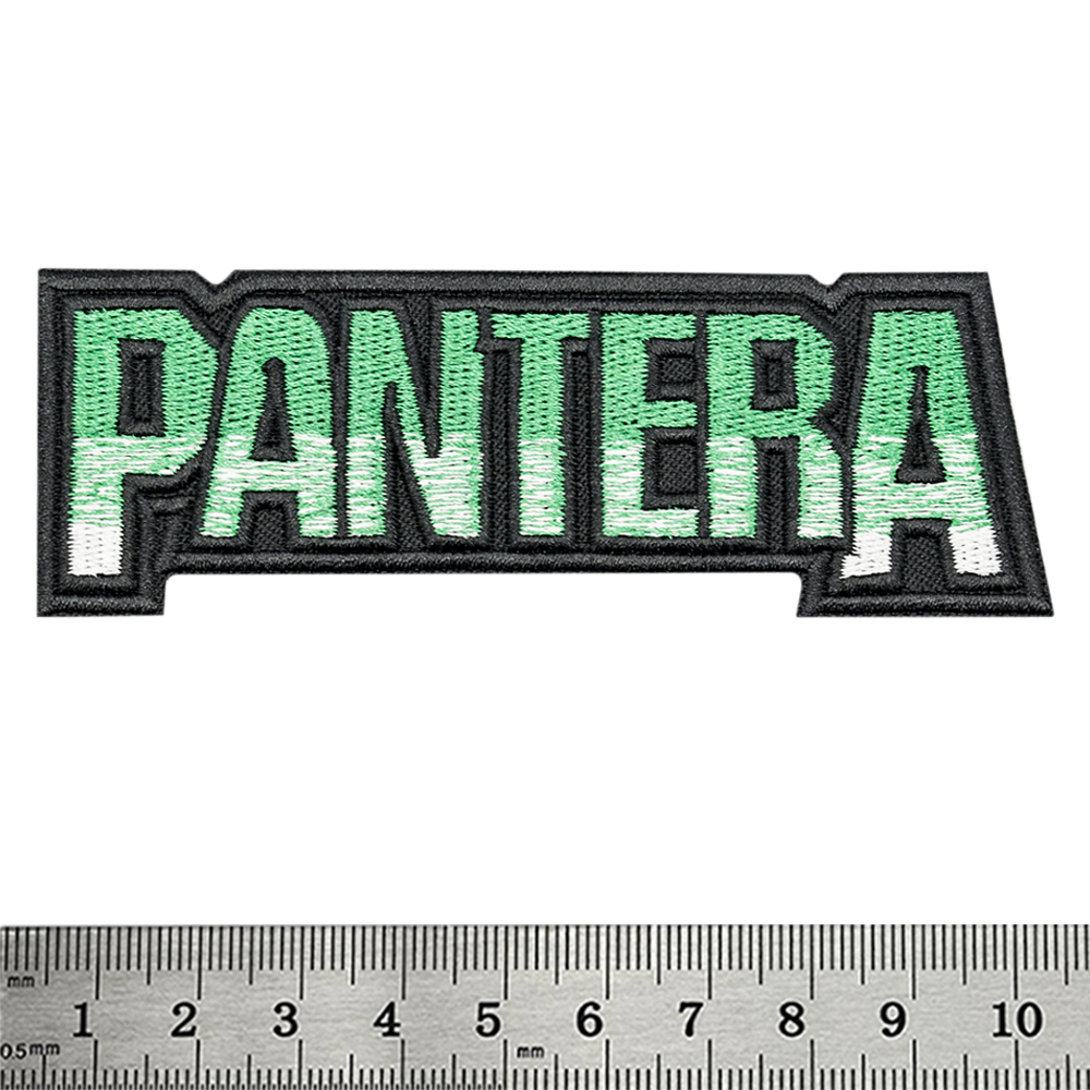 Нашивка термо Pantera (green logo) (stp-031)