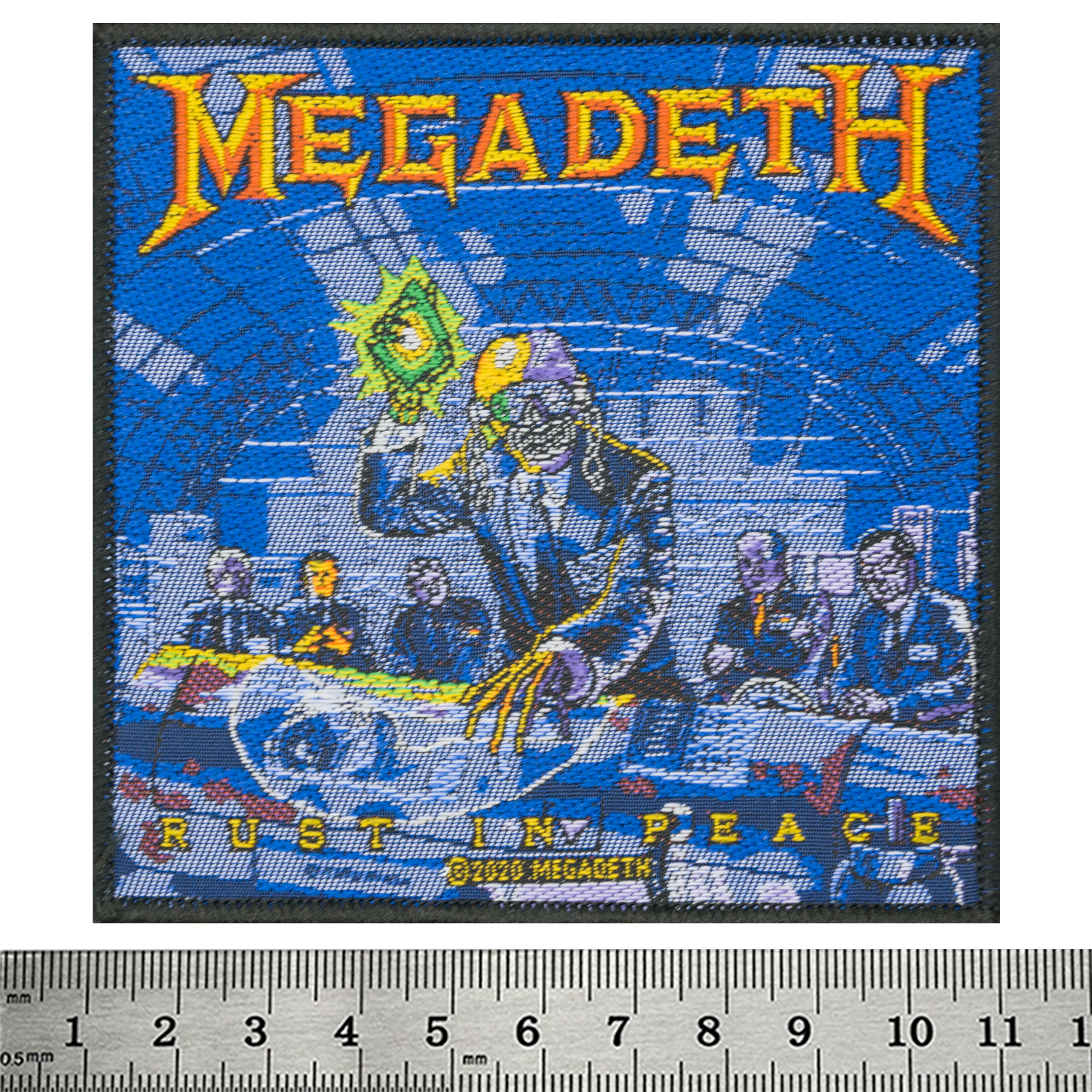 Нашивка ткана MEGADETH - RUST IN PEACE (ofp-410)