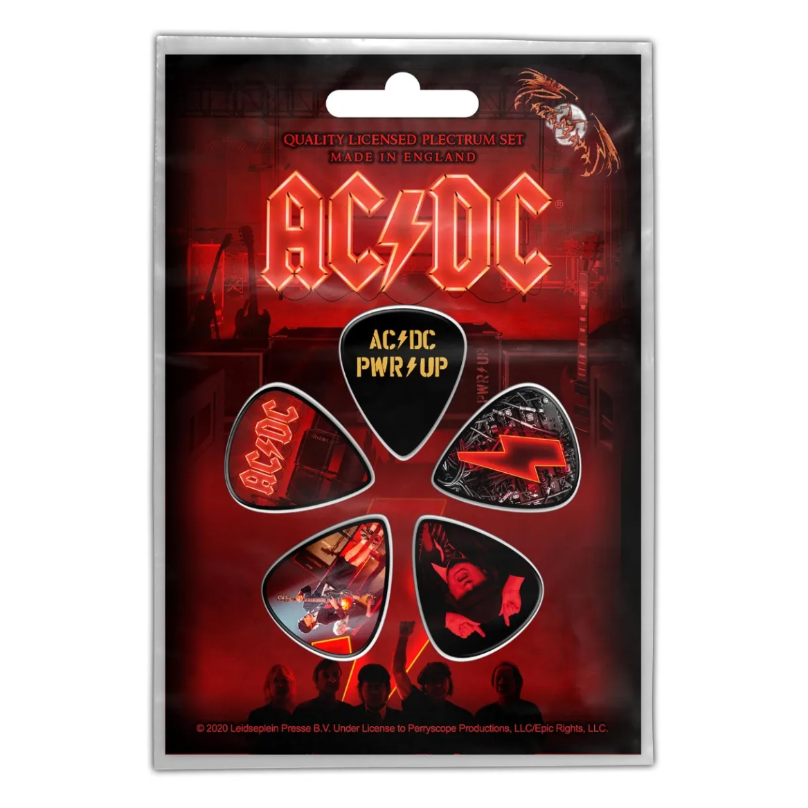 Подарунковий набір медіаторів AC/DC - PWR UP (mol-044)