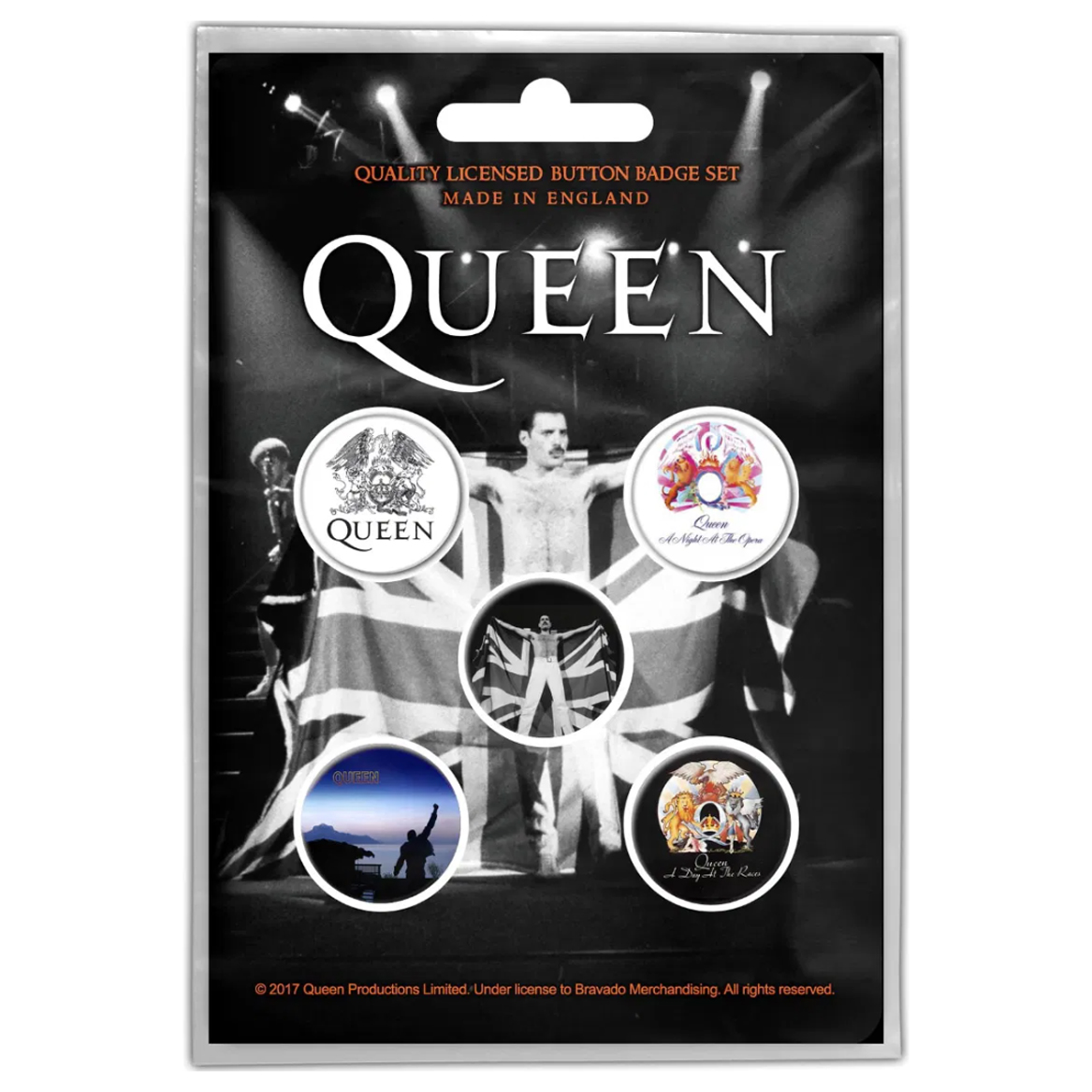 Подарунковий набір значків QUEEN - FREDDIE (iol-070) Подарунковий набір значків QUEEN - FREDDIE (iol-070)