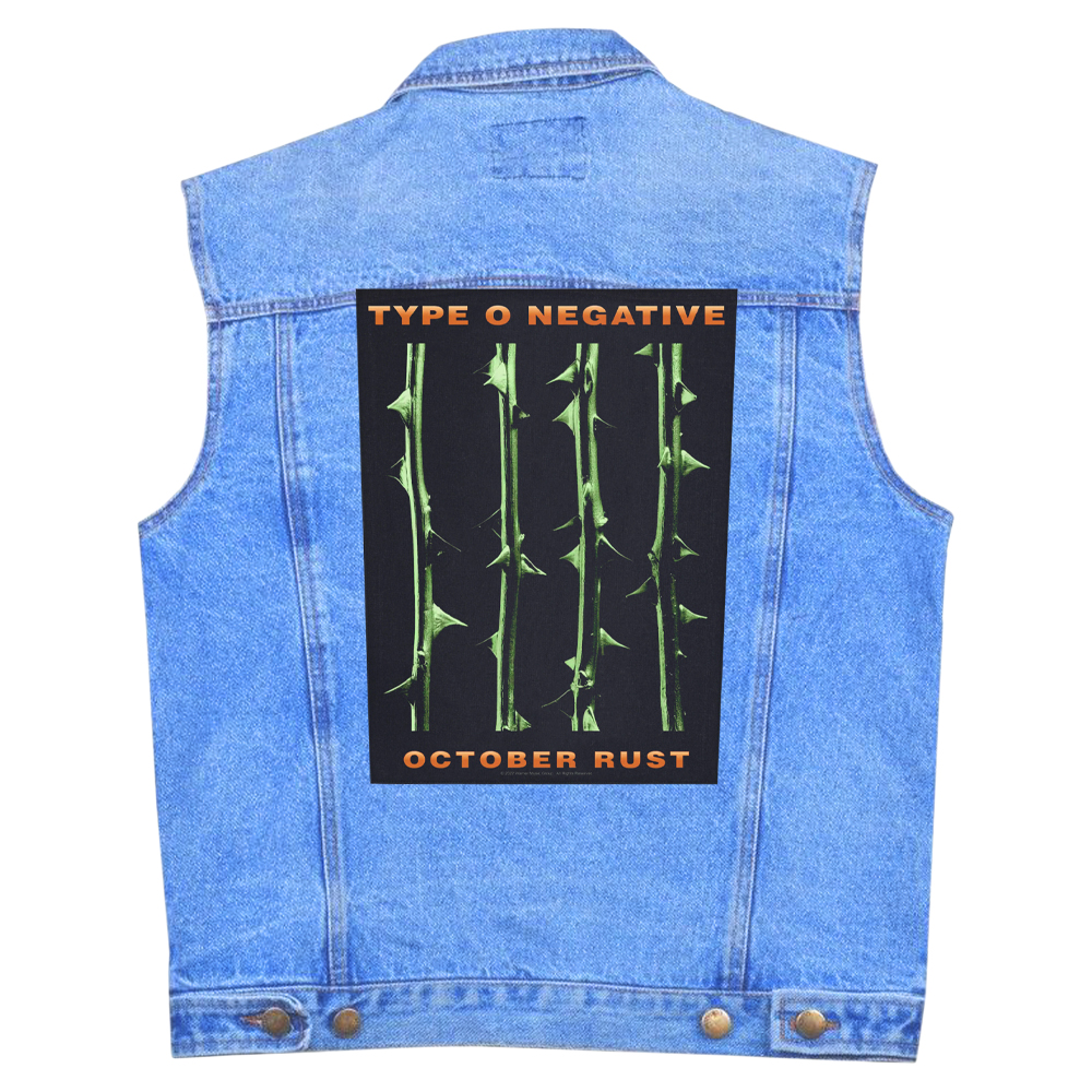 Нашивка наспинна катана TYPE O NEGATIVE - OCTOBER RUST (olbp-087)