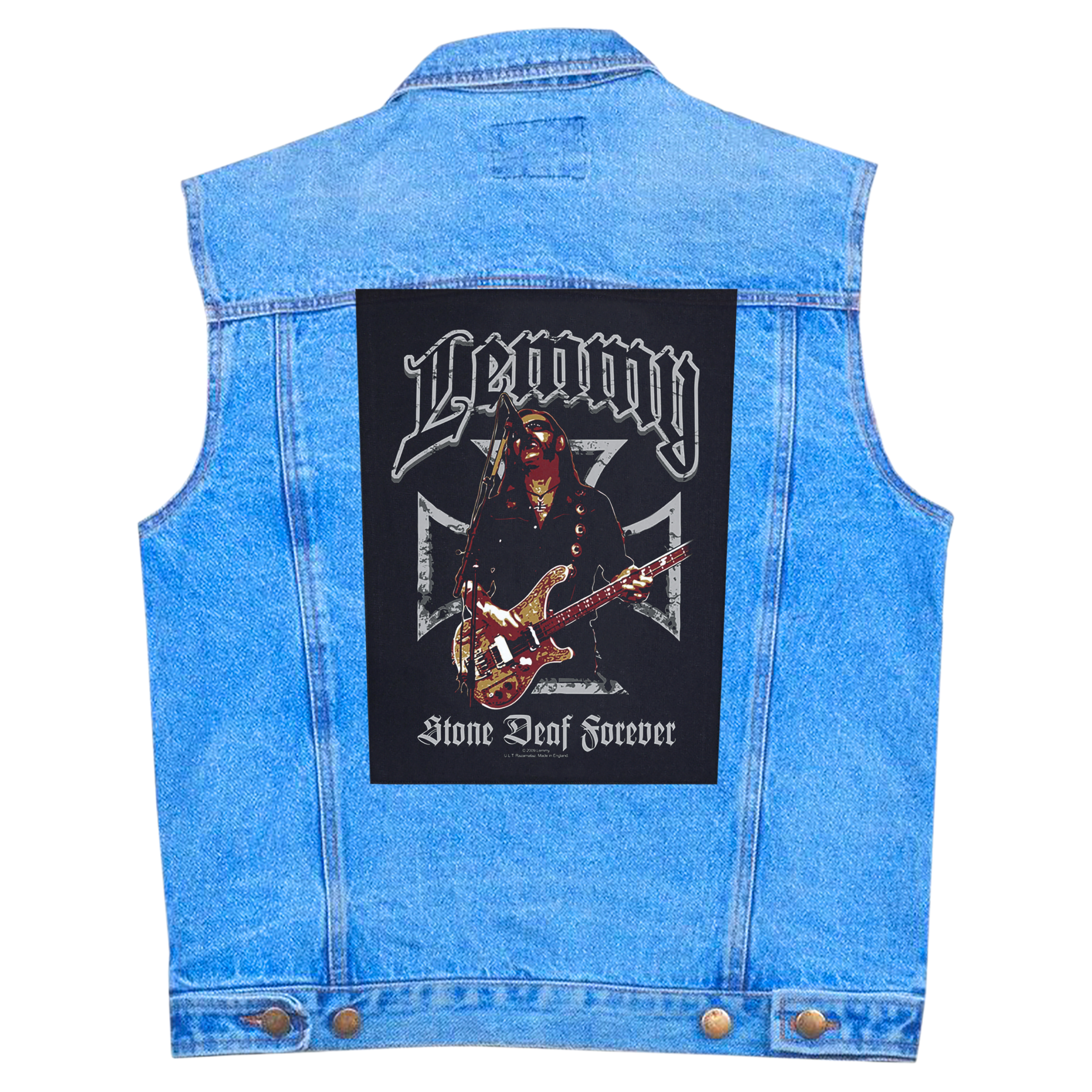 Нашивка наспинна катана LEMMY - STONE DEAF (olbp-148)