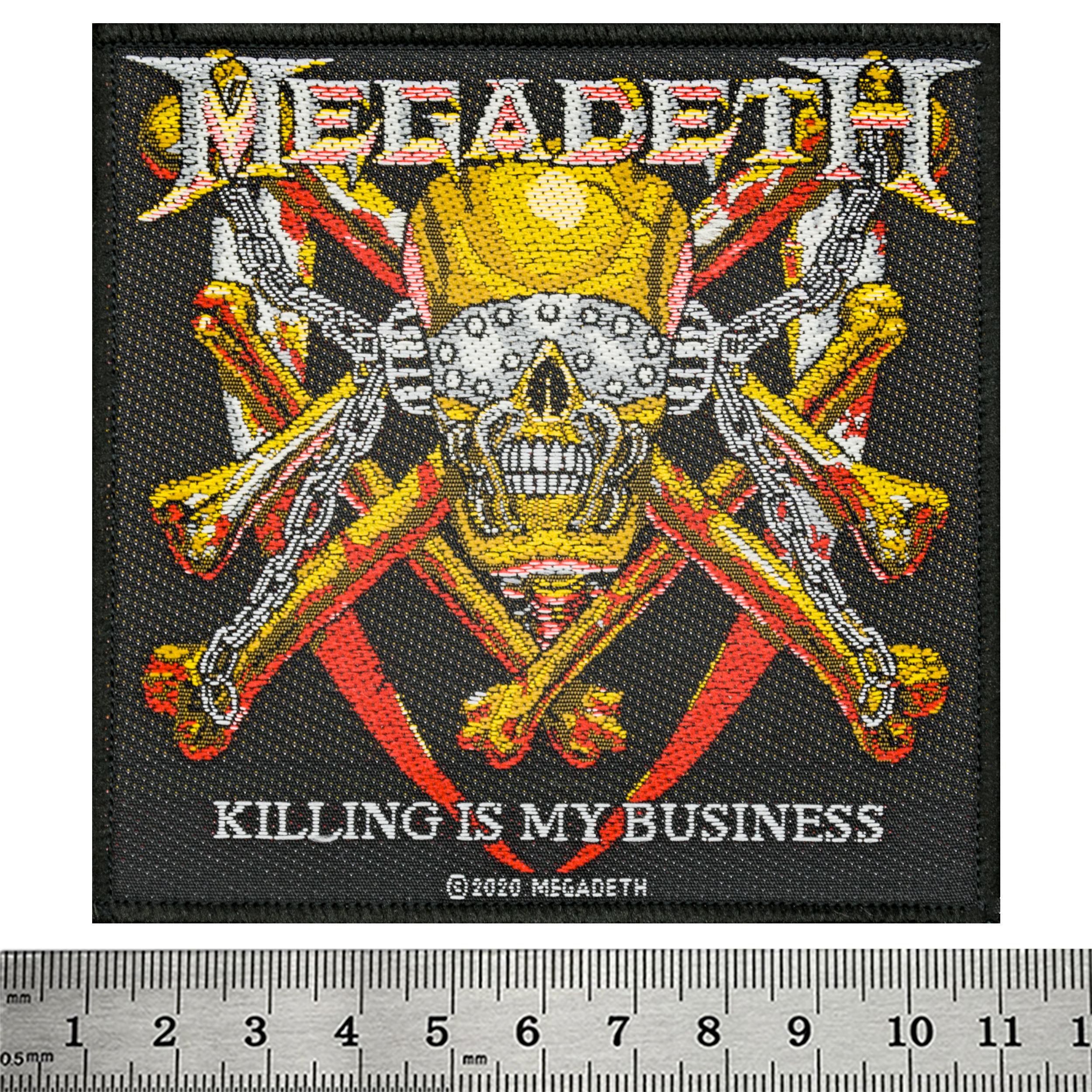 Нашивка ткана MEGADETH - KILLING IS MY BUSINESS (ofp-414) Нашивка ткана MEGADETH - KILLING IS MY BUSINESS (ofp-414)