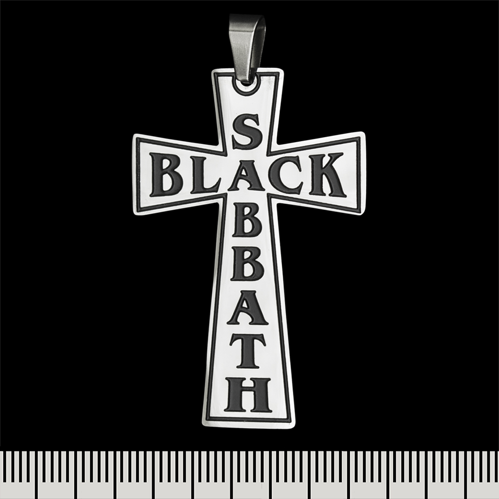 Кулон Black Sabbath (cross), фігурний (ptsb-239)