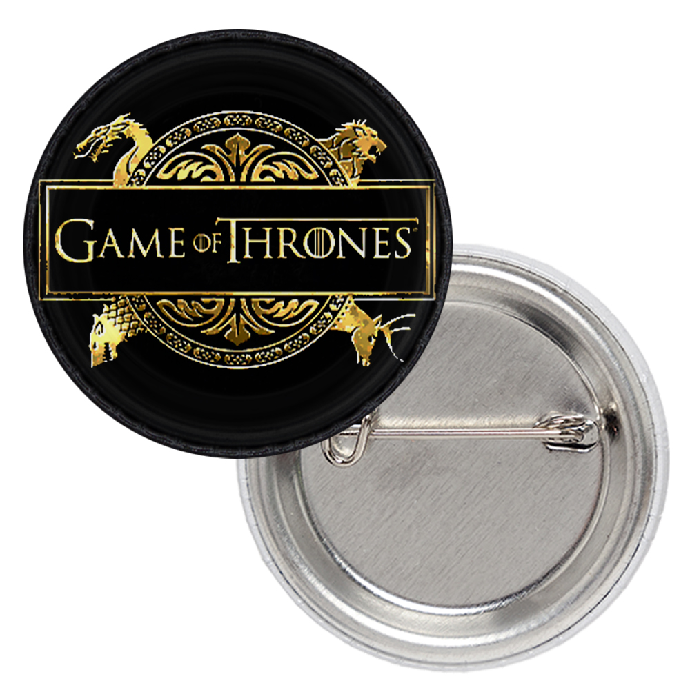 Значок Game of Thrones (golden logo) Значок Game of Thrones (golden logo)