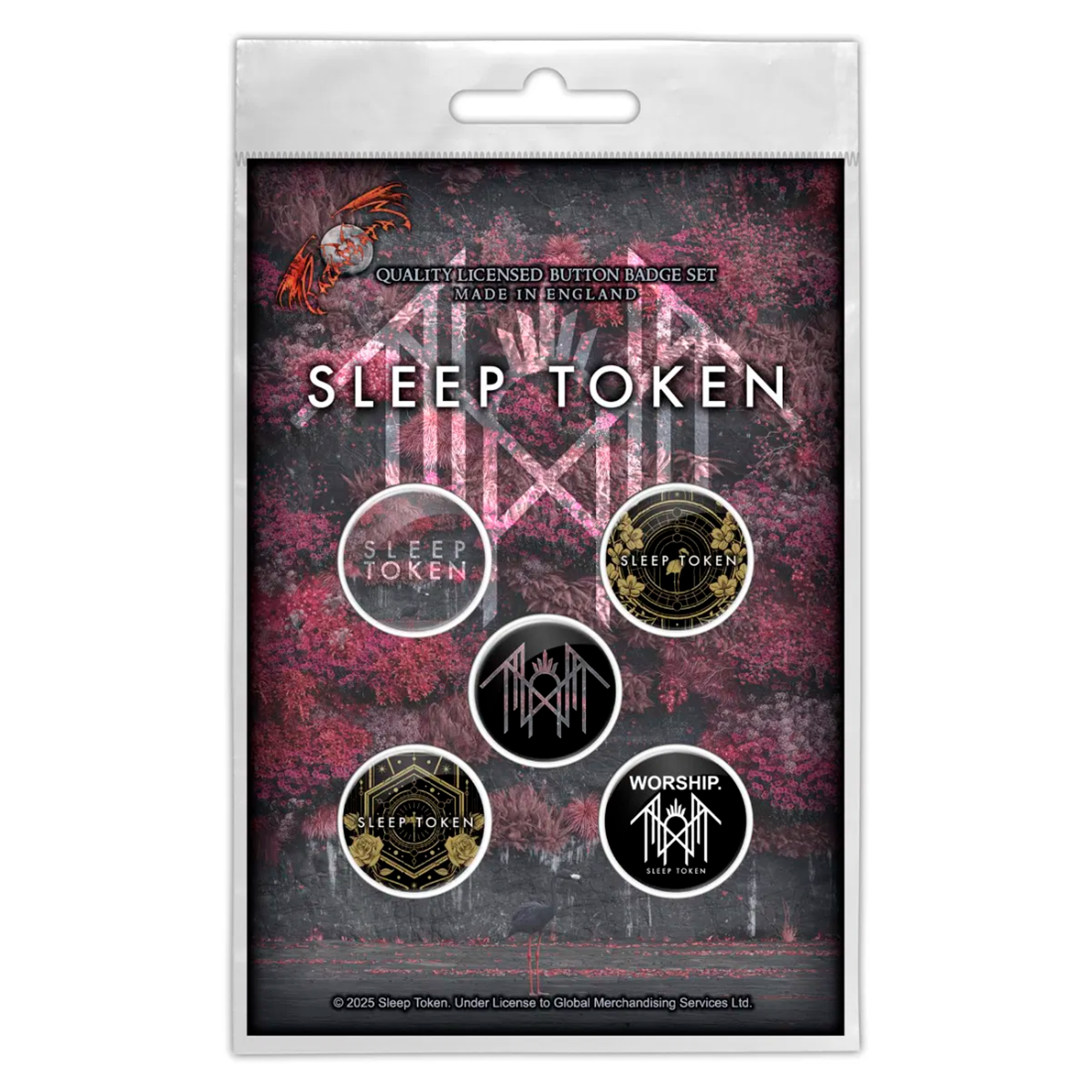 Подарунковий набір значків SLEEP TOKEN - EVEN IN ARCADIA (iol-092) Подарунковий набір значків SLEEP TOKEN - EVEN IN ARCADIA (iol-092)