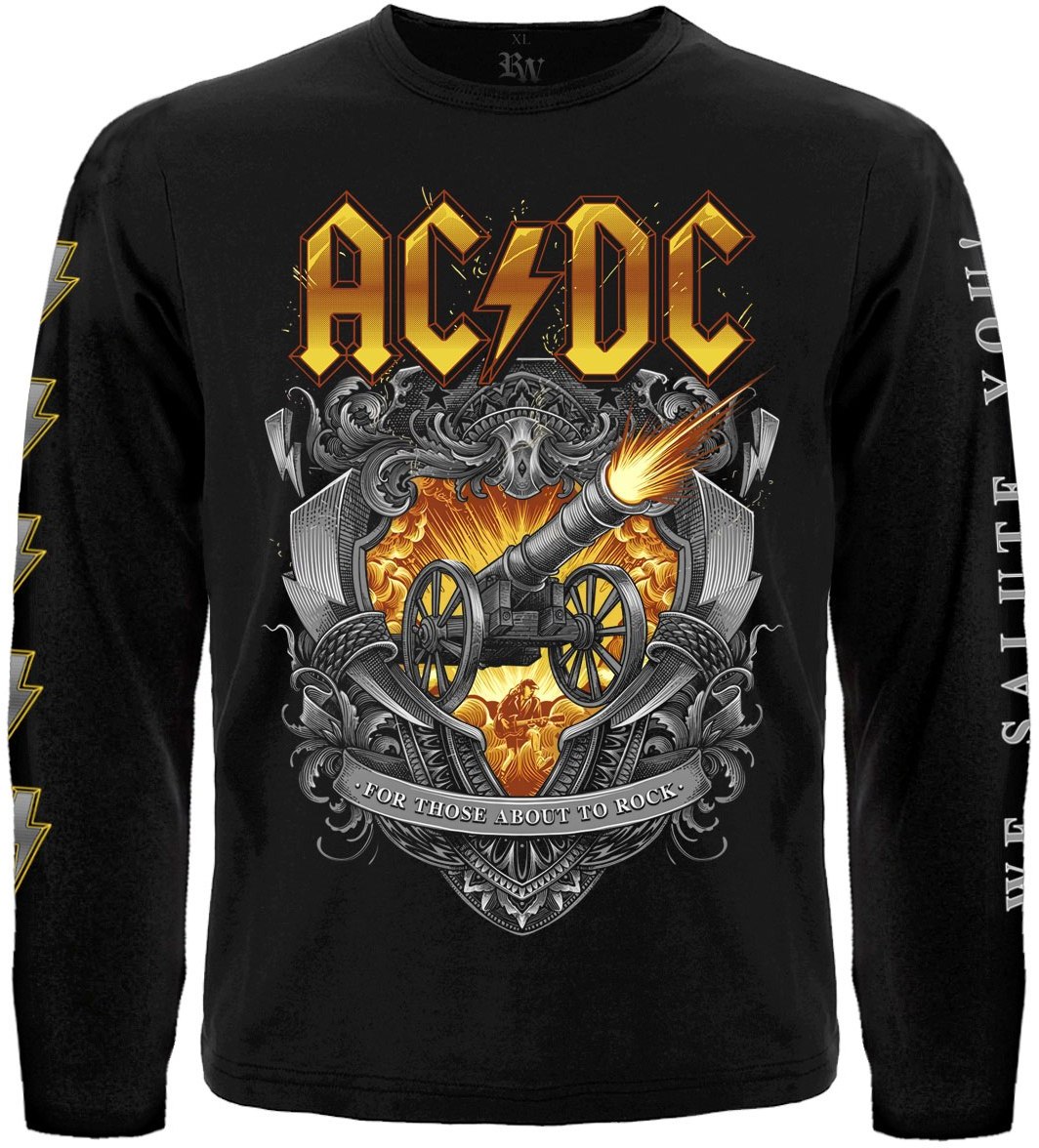 Футболка з довгим рукавом AC/DC For Those About to Rock (We Salute You)