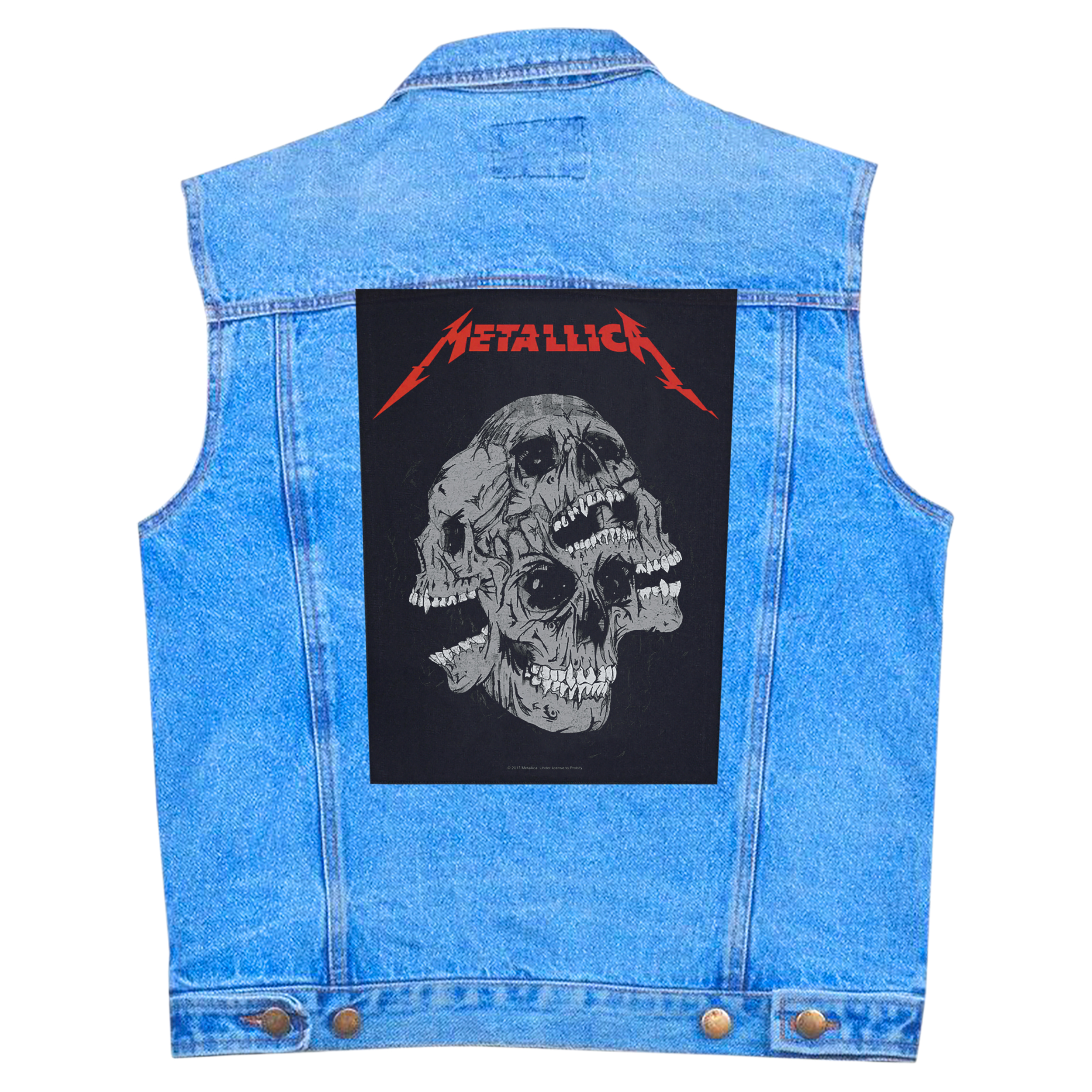 Нашивка наспинна катана METALLICA - SKULLS (olbp-154)