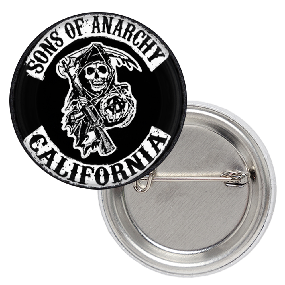 Значок Sons Of Anarchy - California (emblem) Значок Sons Of Anarchy - California (emblem)