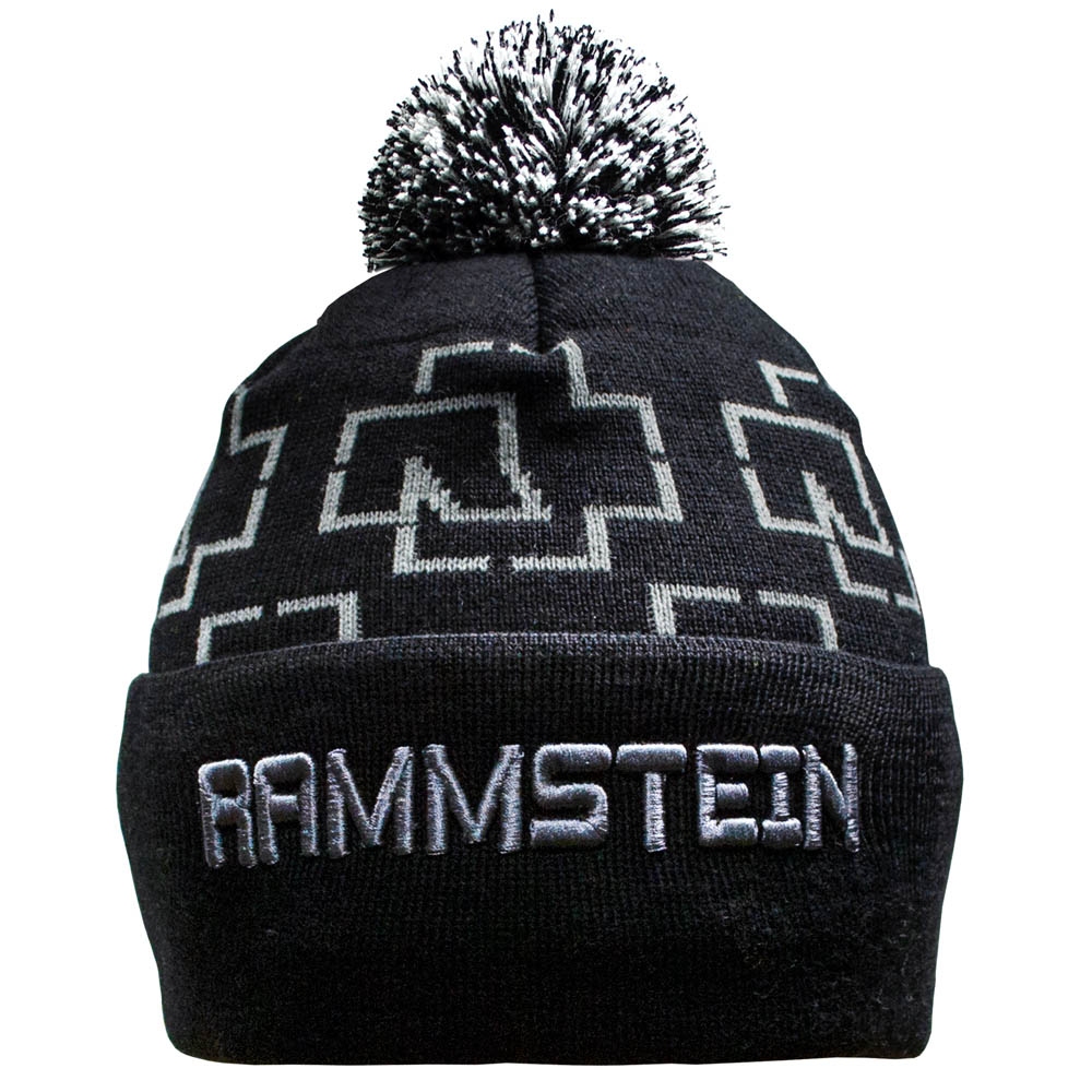 Шапка Rammstein (logo) c жаккардовым узором