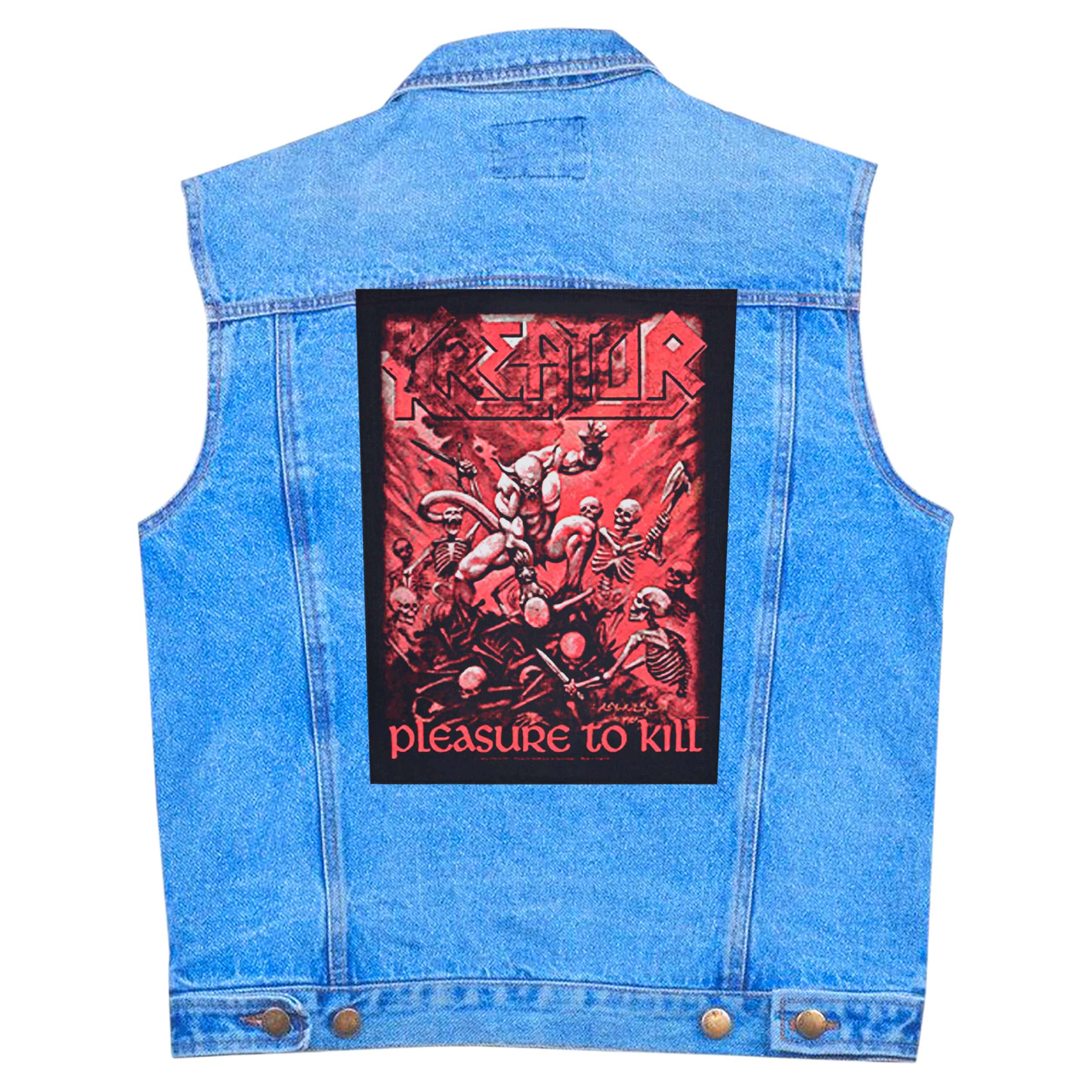 Нашивка наспинна катана KREATOR - PLEASURE TO KILL (olbp-149)