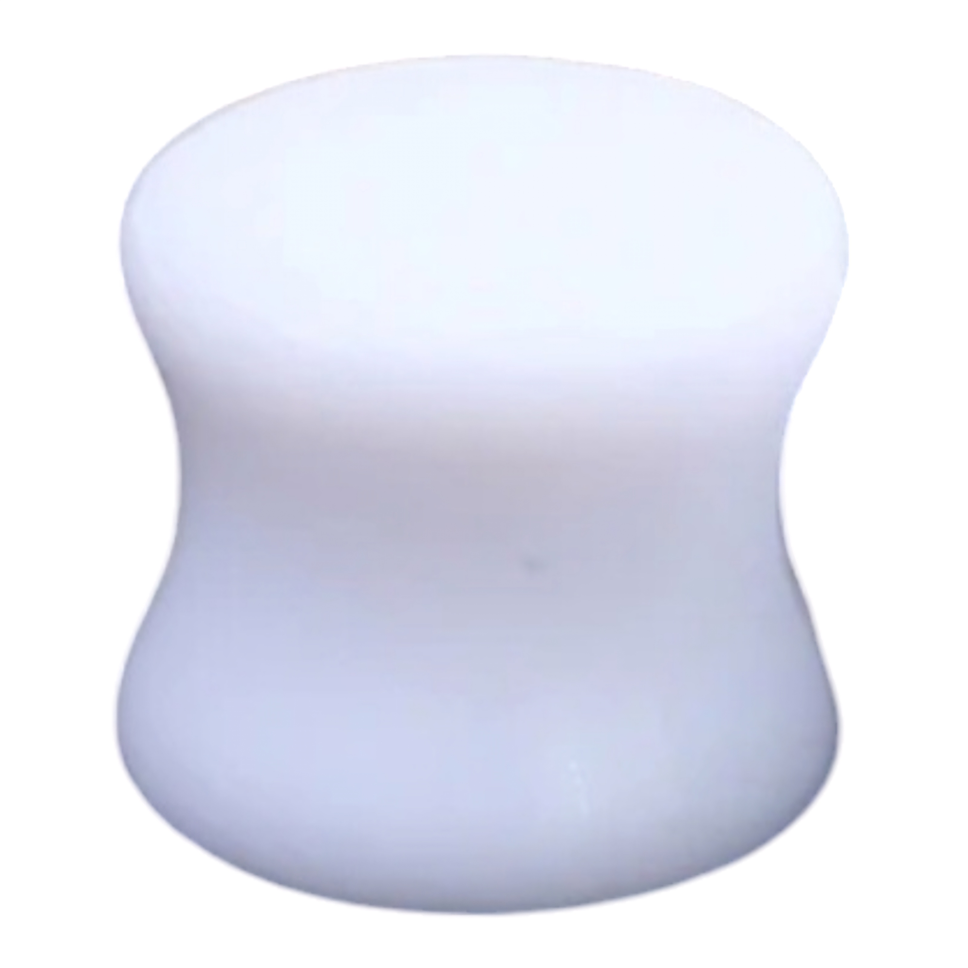 Плаг (акрил, колір білий, 10мм) (p-001-1)