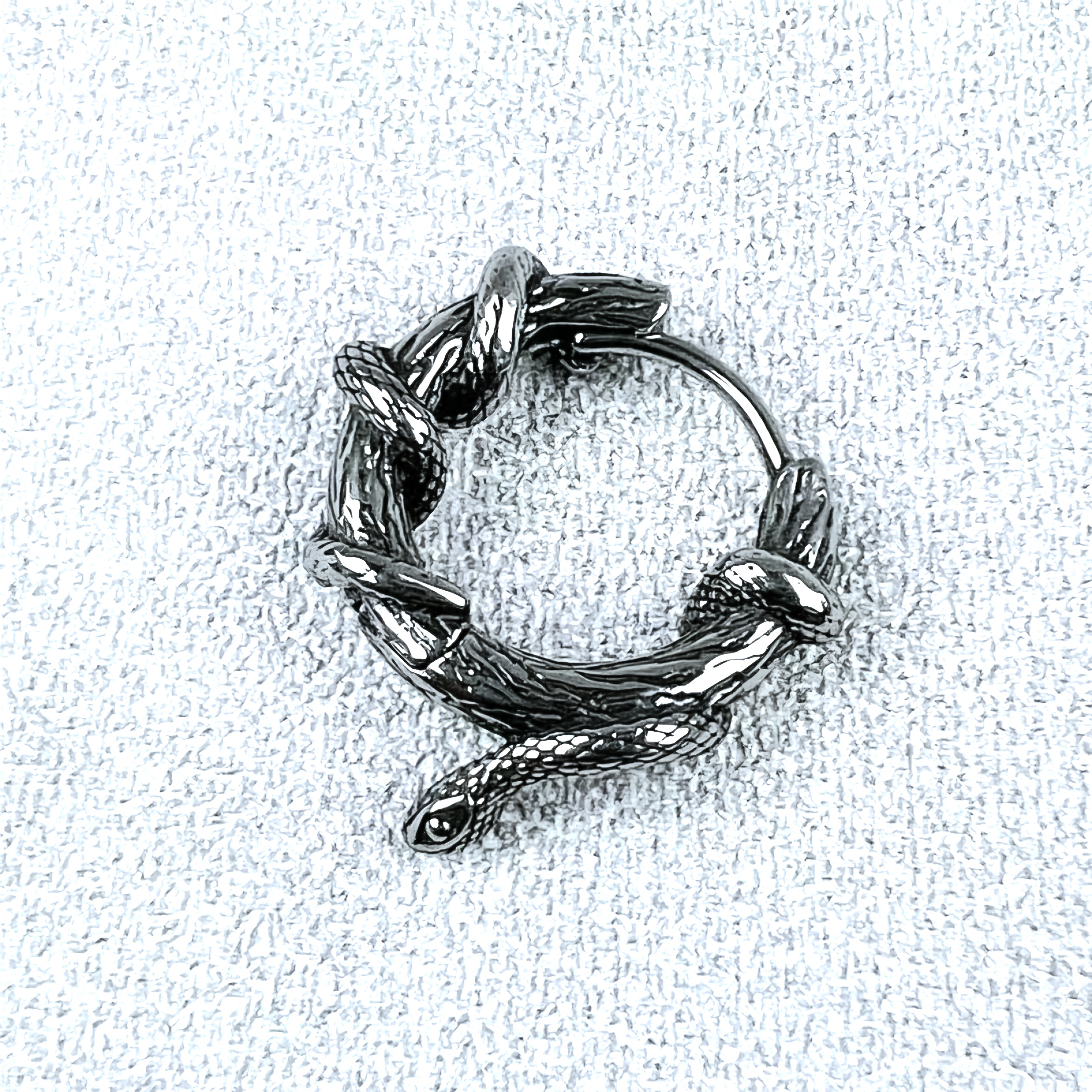 Сережка-кільце зі Змією (ea-158)