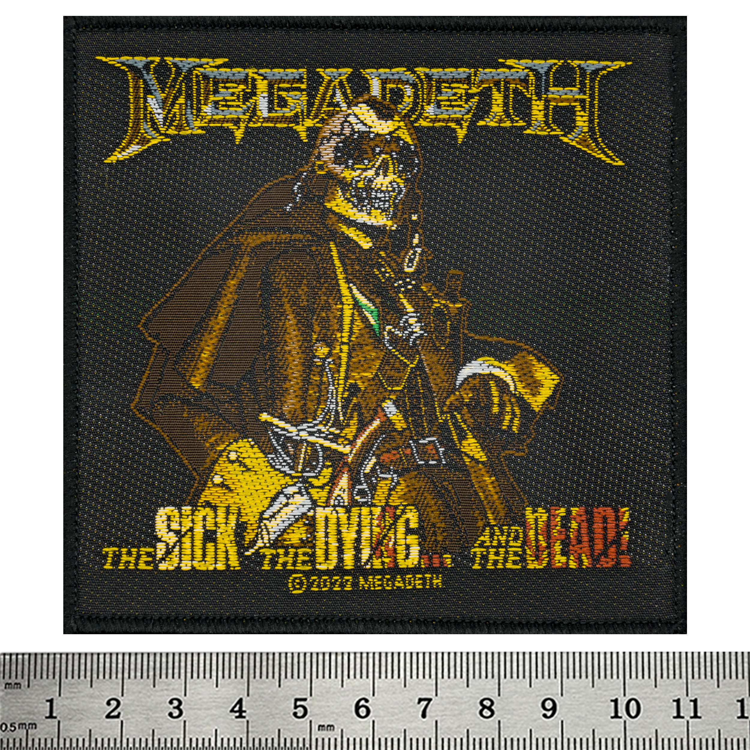 Нашивка ткана MEGADETH - THE SICK, THE DYING AND THE DEAD (ofp-413)