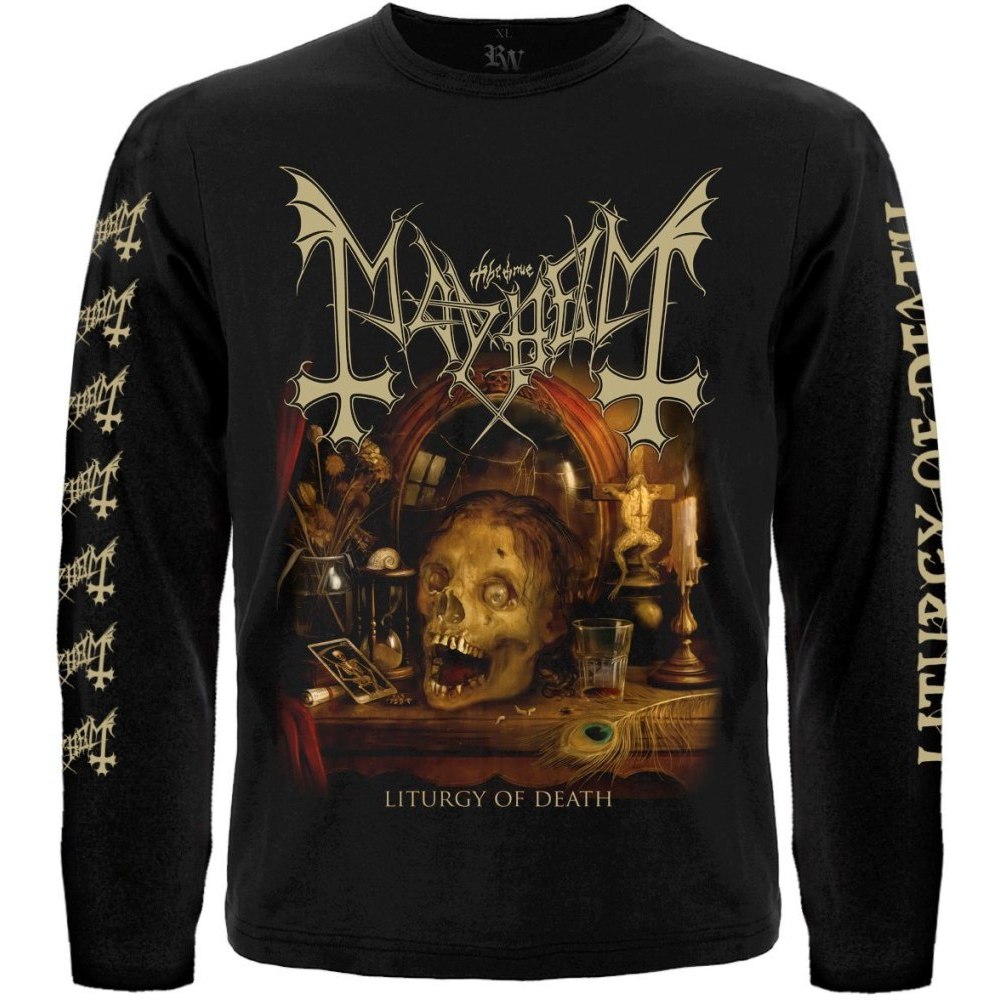 Футболка з довгим рукавом Mayhem "Liturgy of Death" Футболка з довгим рукавом Mayhem "Liturgy of Death"