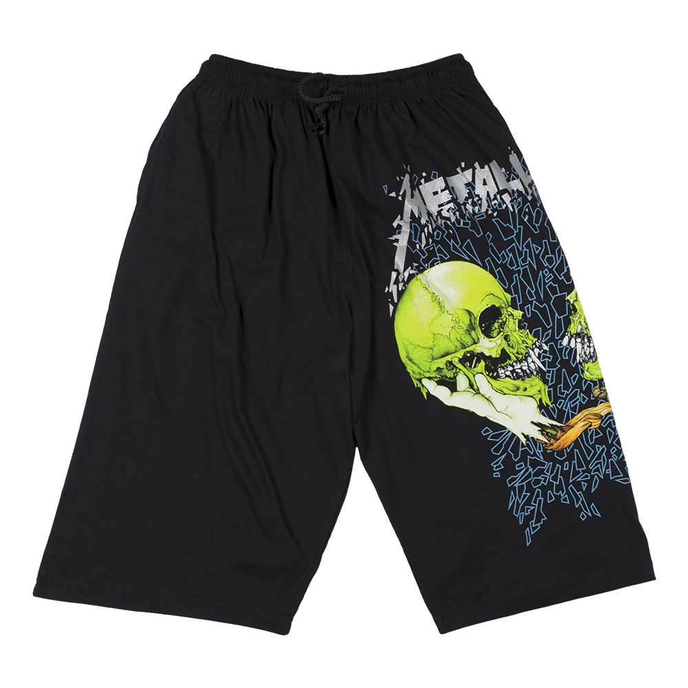 Шорты Metallica (green skulls)